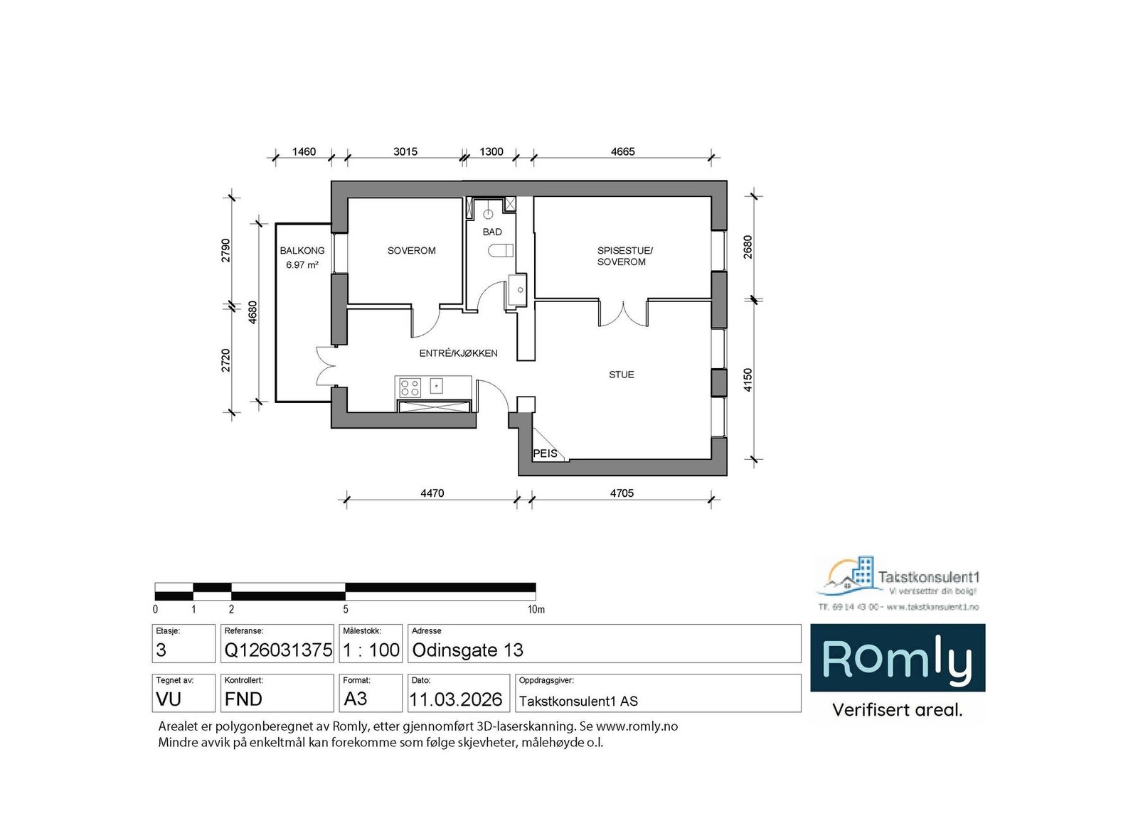 Plantegning. Galleribilde
