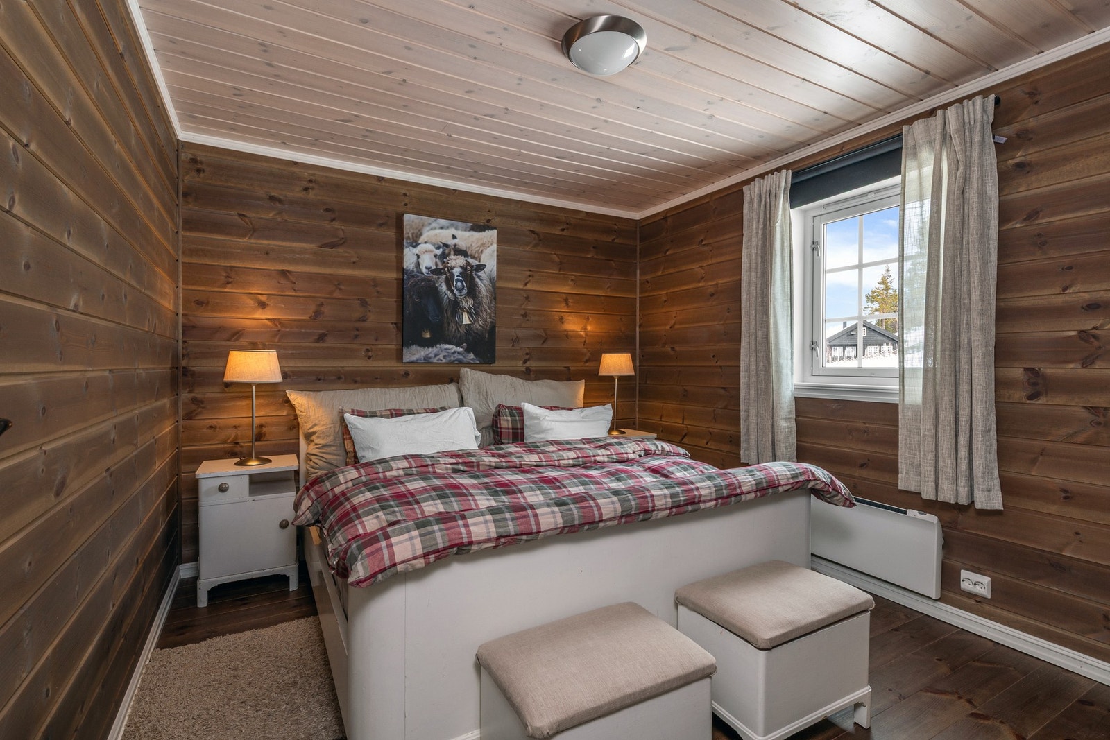 Hovedsoverommet er av romslig størrelse. Galleribilde