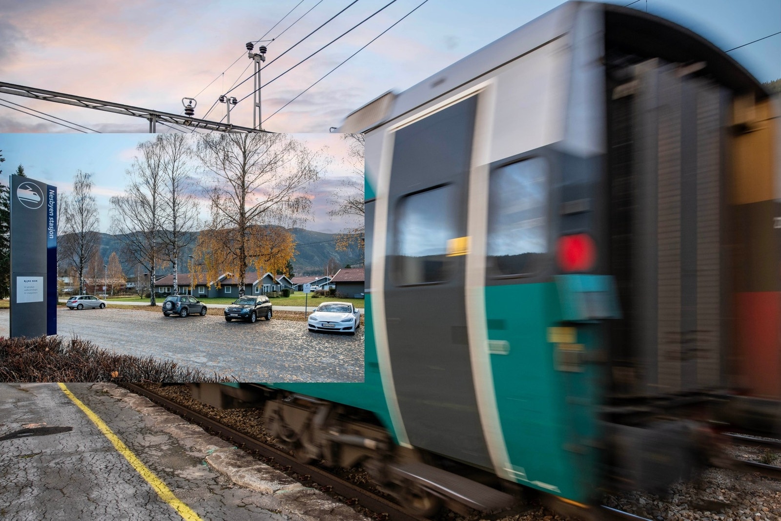 Hytta ligger kun 2,5 time fra Oslo. Bergensbanen stopper på Nesbyen stasjon. Fra stasjonen er det 20 minutter til hytta. Galleribilde