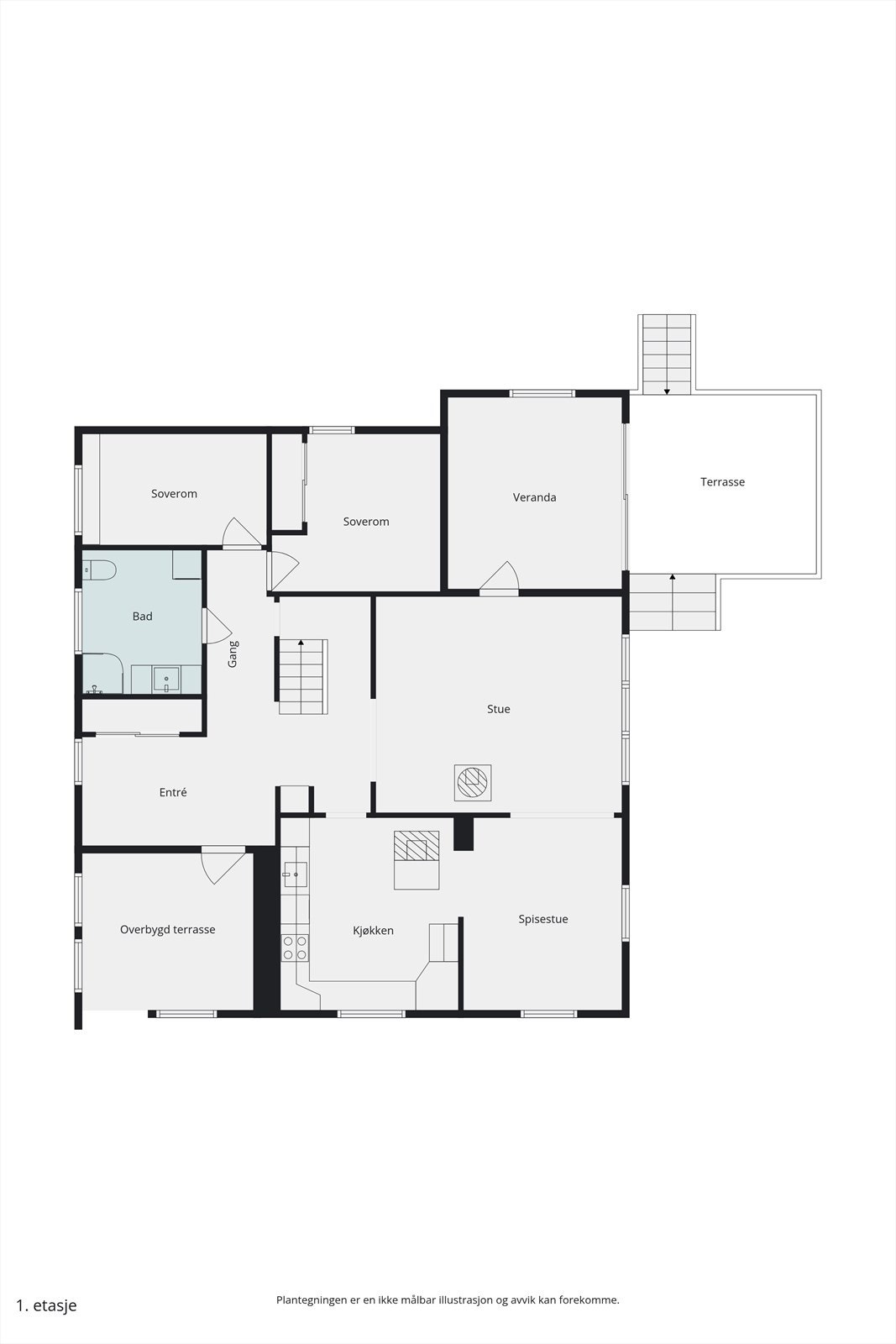 Plantegning Galleribilde