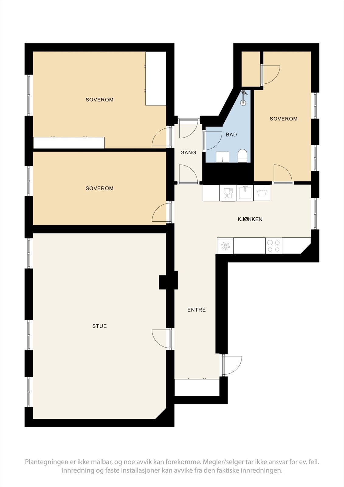 Plantegning Galleribilde