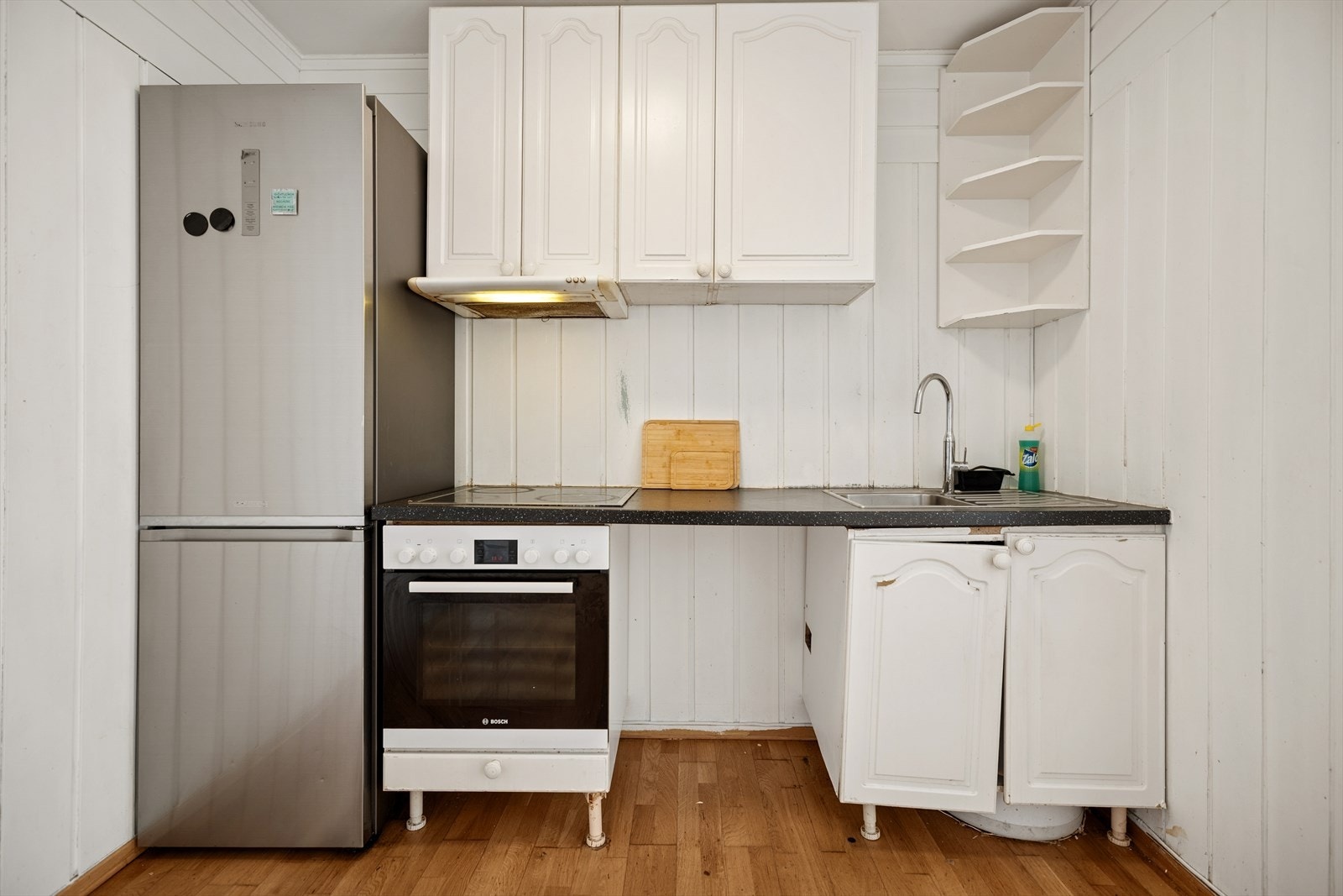 Her ligger forholdene til rette for å sette sitt eget preg dersom man ønsker å modernisere kjøkkenet Galleribilde