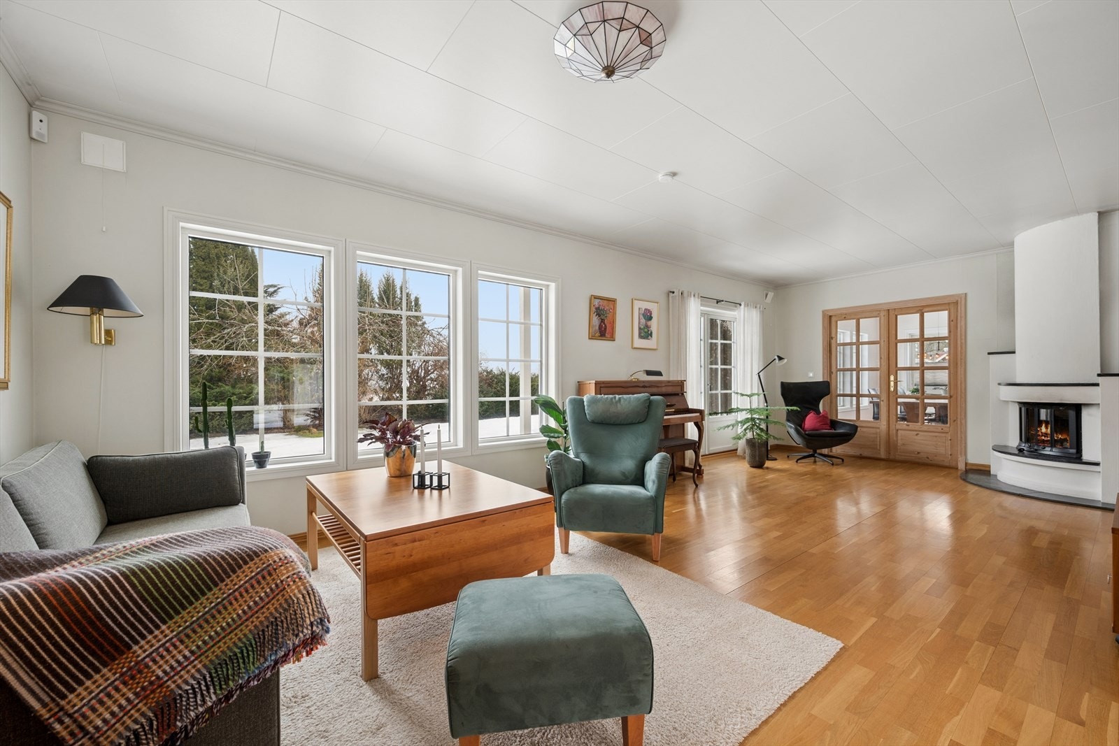 Gode muligheter for å etablere koselige sittegrupper. Galleribilde