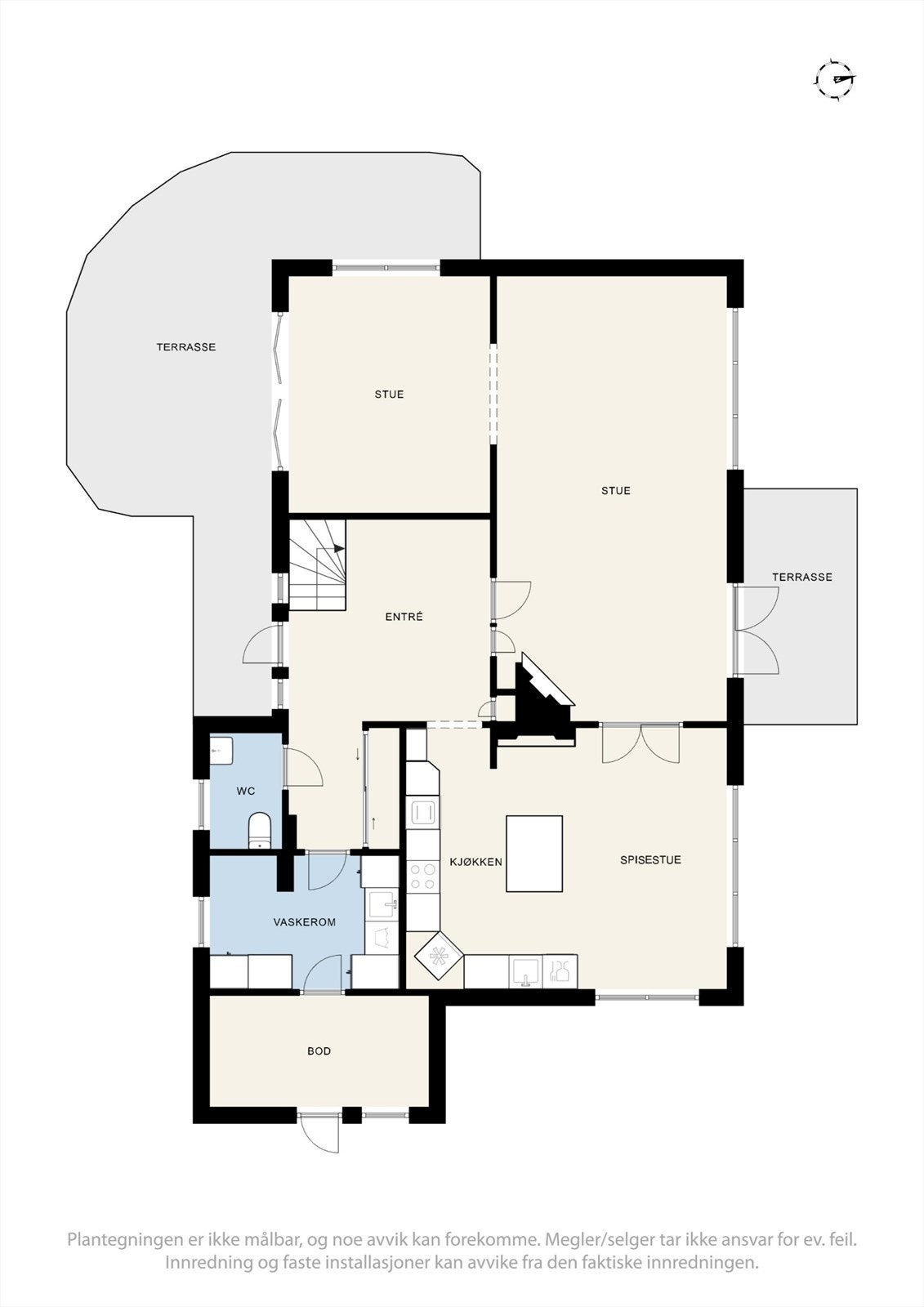 Plantegninger 1. Etasje Galleribilde