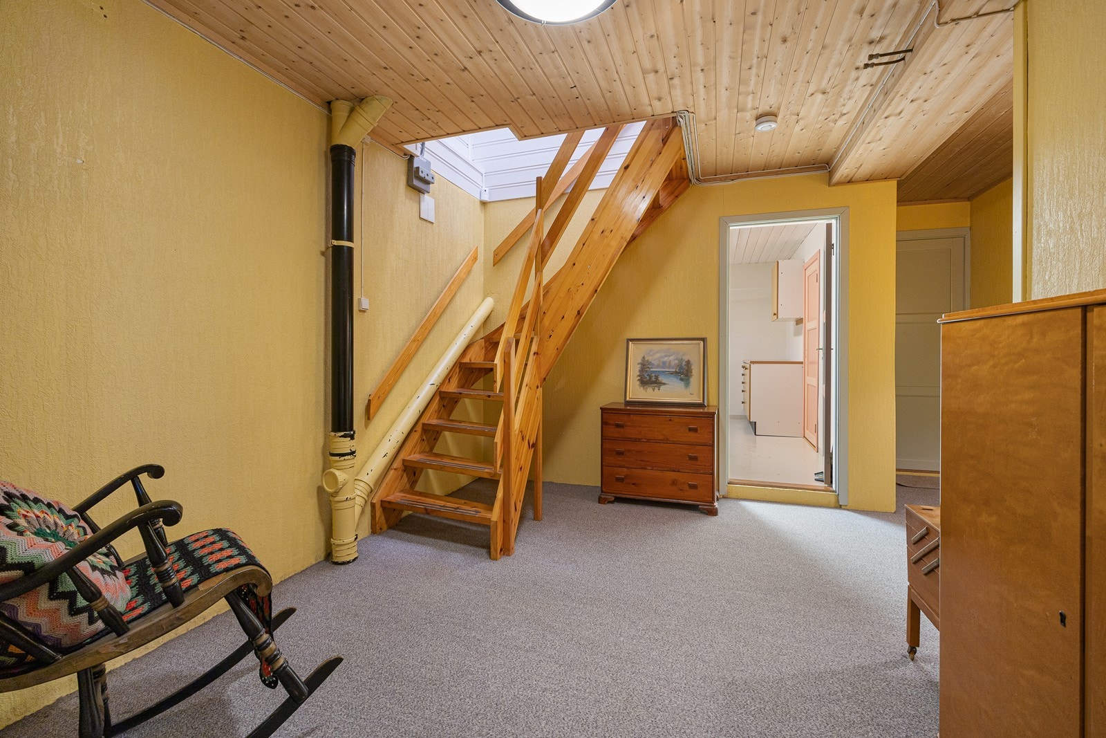 Trapperom kjeller Galleribilde