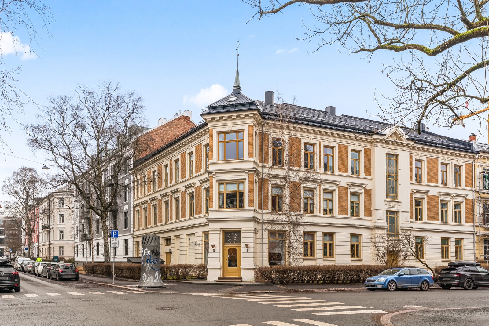 Sorgenfrigata 33A oppleves som et stille område på Fagerborg. Galleribilde