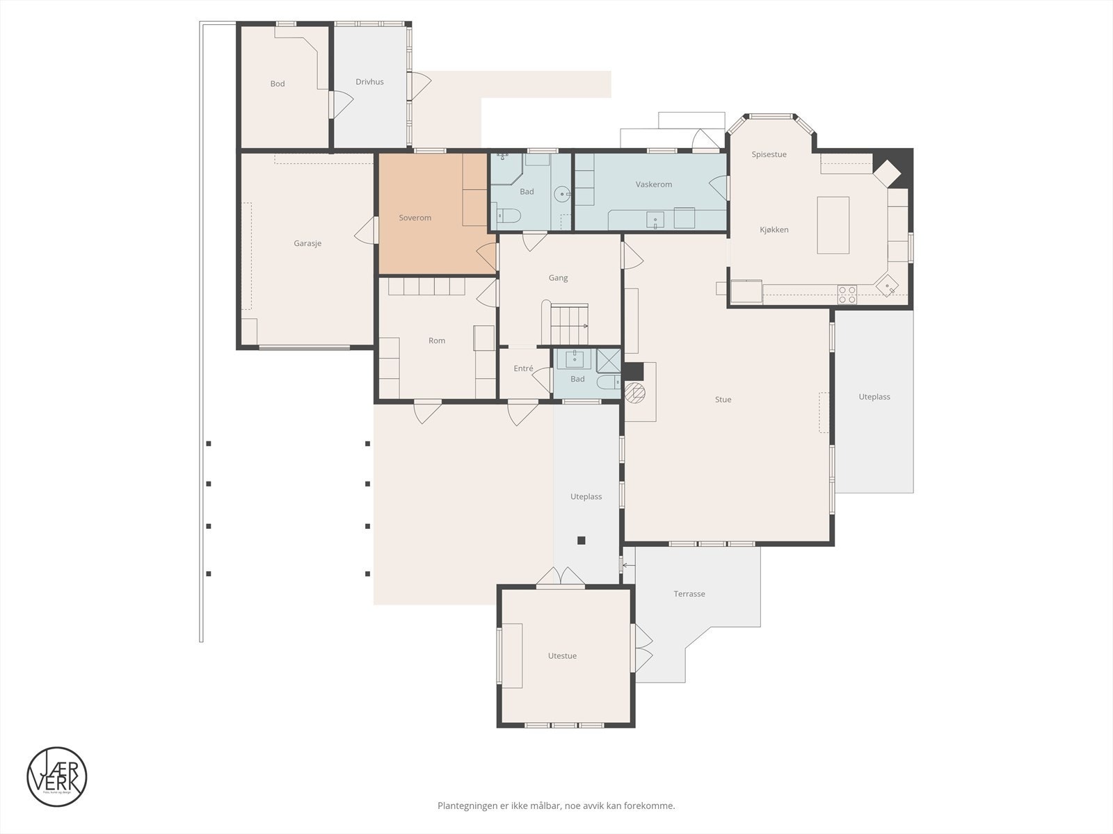 Plan 1 etasje Galleribilde