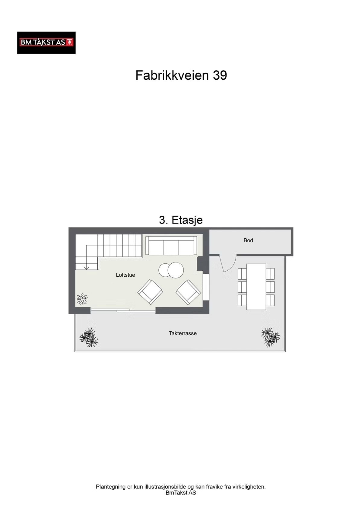 Plantegning 3.etasje Galleribilde