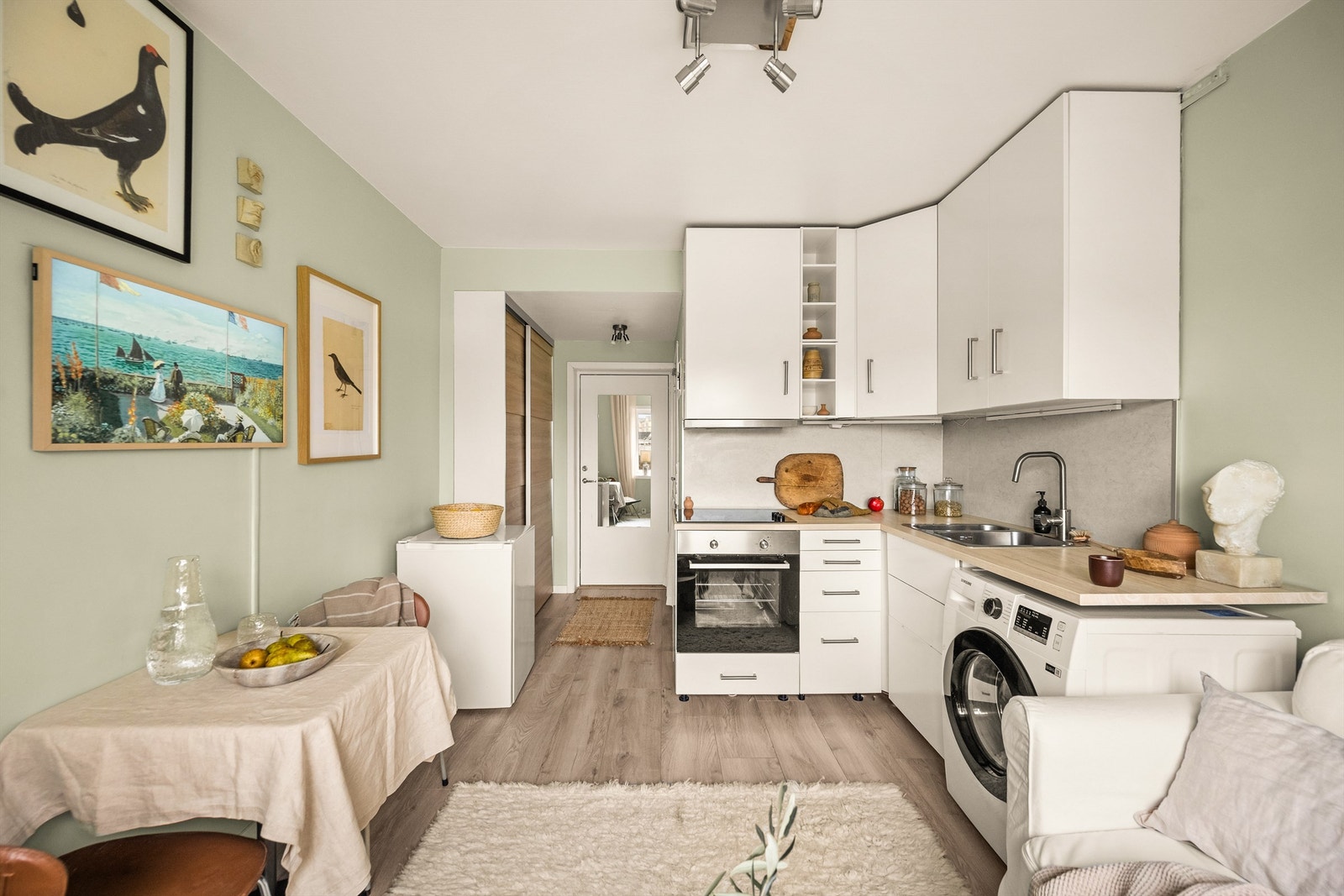 Gulvvarme i hele leiligheten. Galleribilde