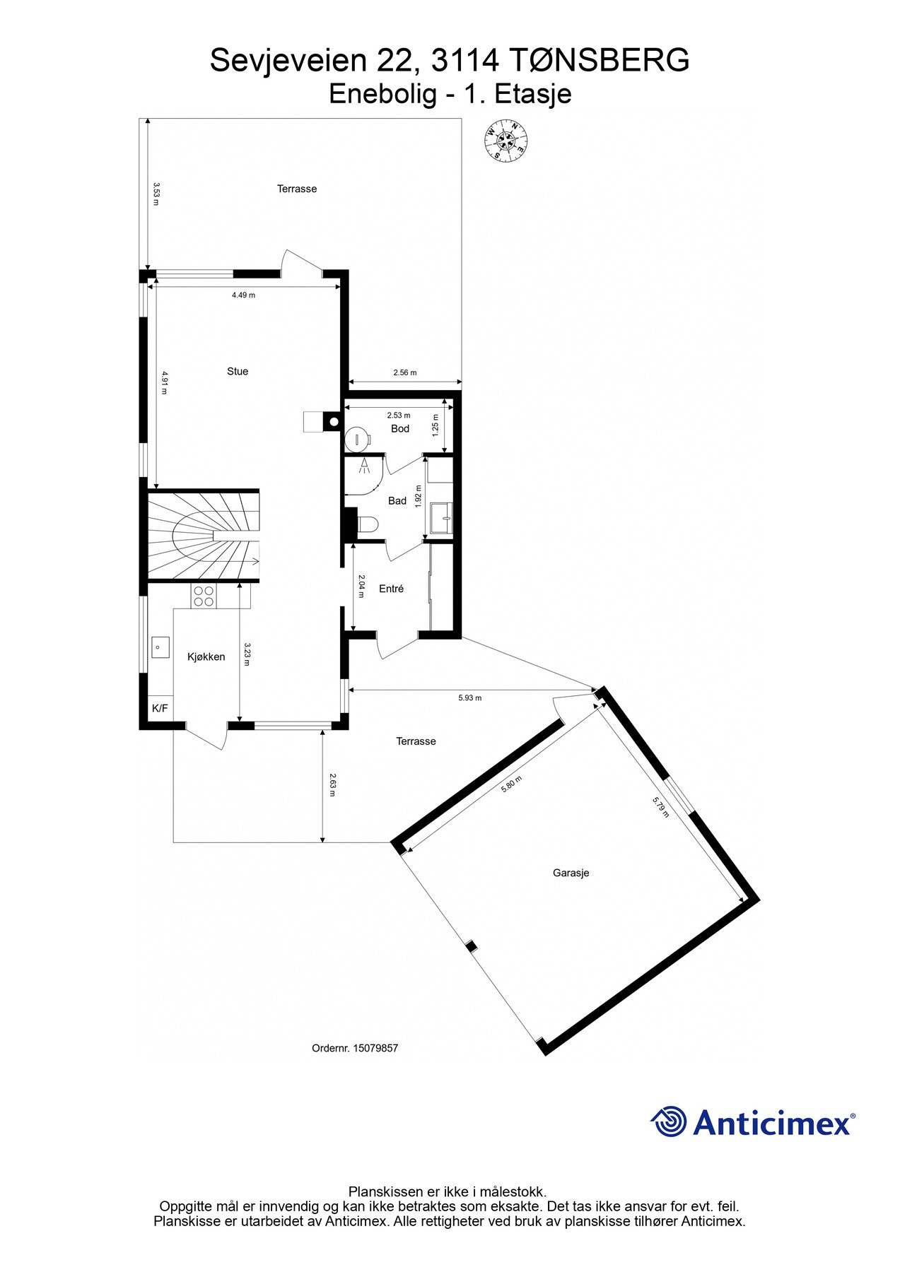 Bli kjent med planløsningen i 1.etasje Galleribilde