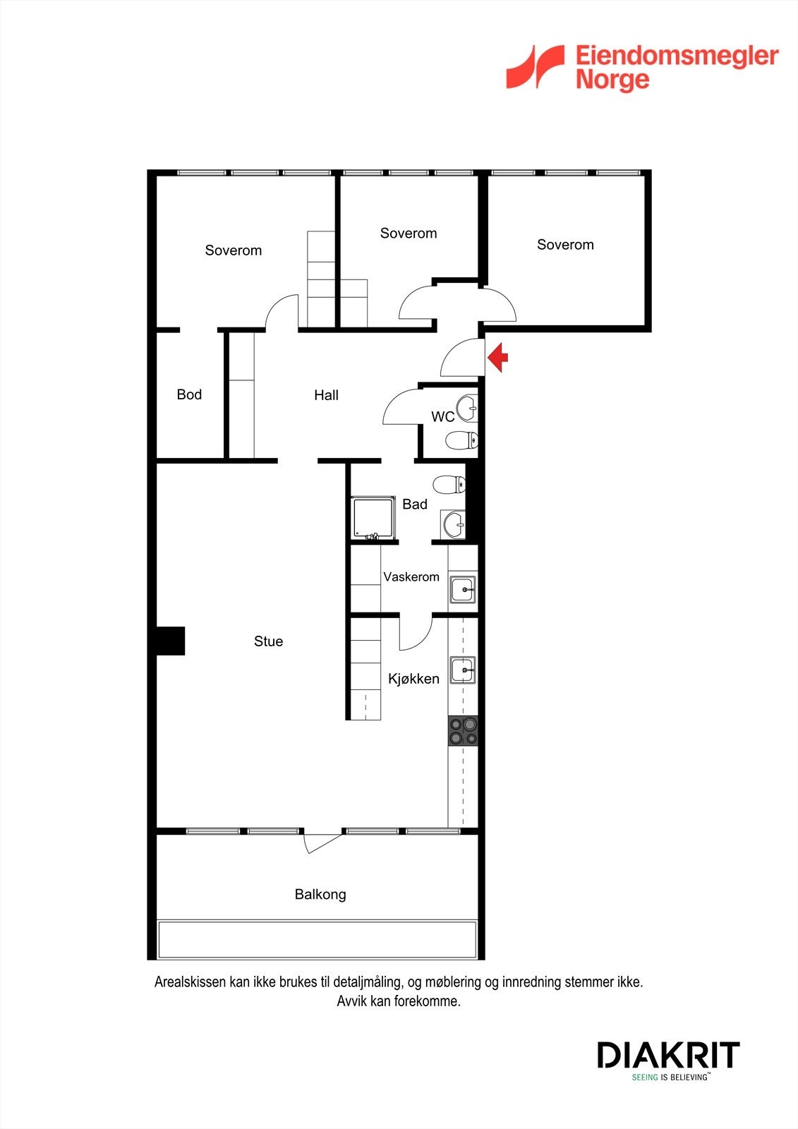 Plantegning 2D Galleribilde