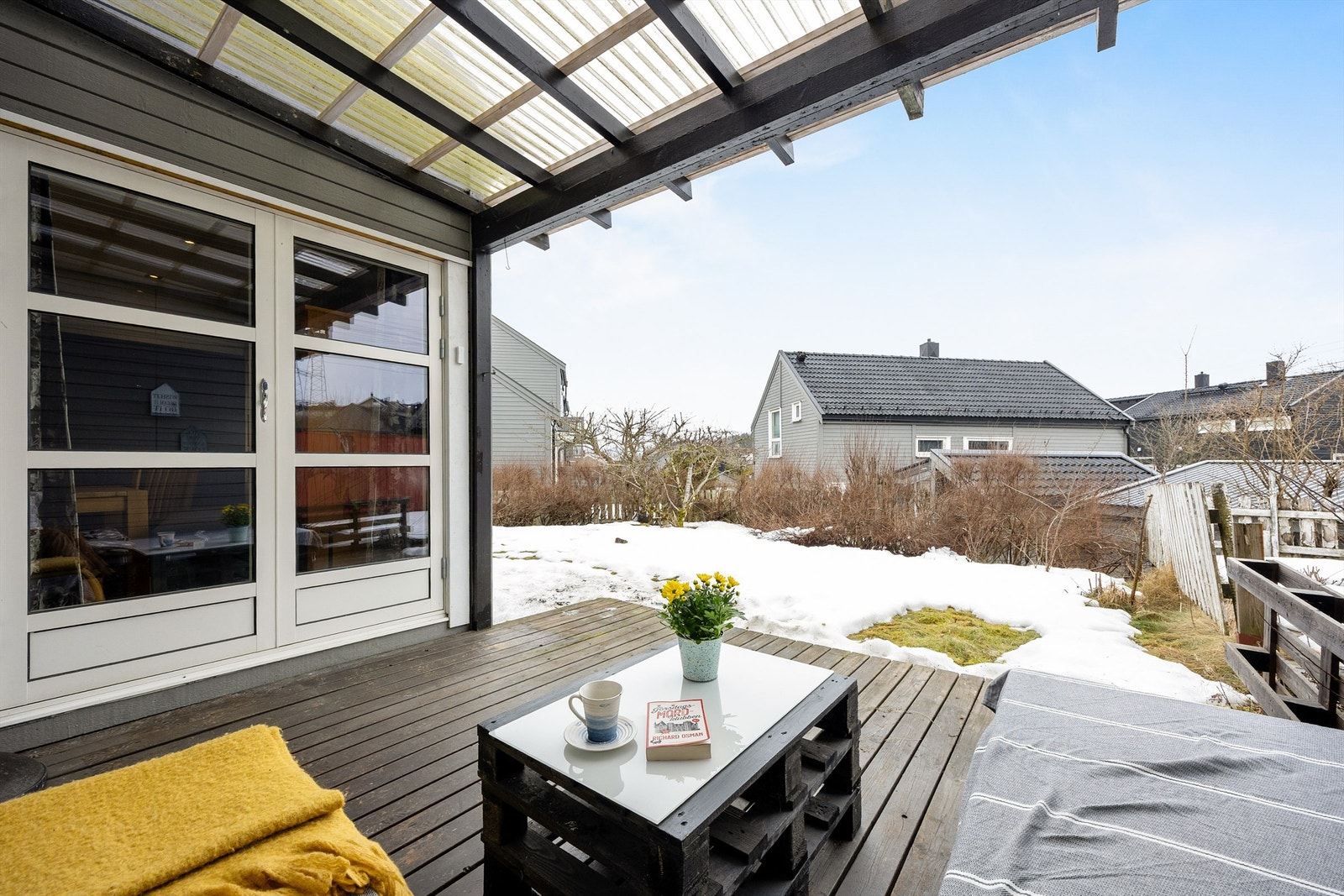 Her er det god plass til en hyggelig sittegruppe. Galleribilde