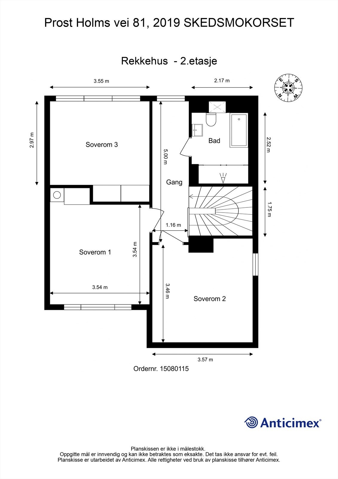 Plantegning 2.etg Galleribilde