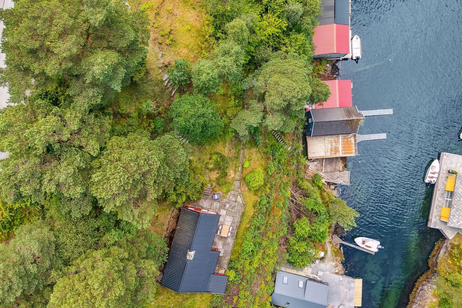 Boligen sett ovenfra. Galleribilde