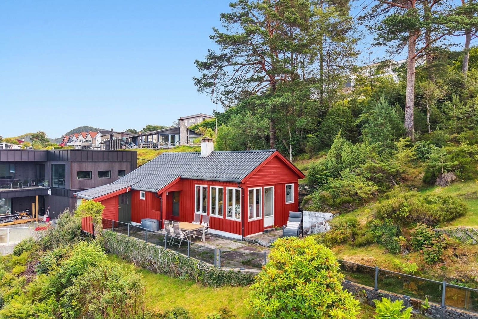 Her får du alt på ett plan. Bod med utvendig adkomst. Galleribilde