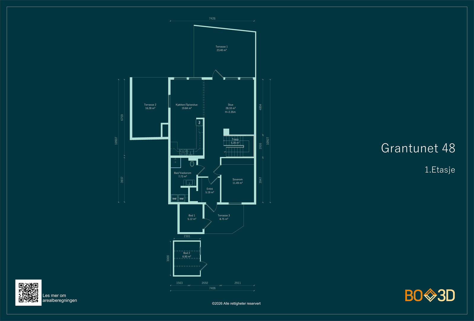 Plantegning 1.etasje. Galleribilde