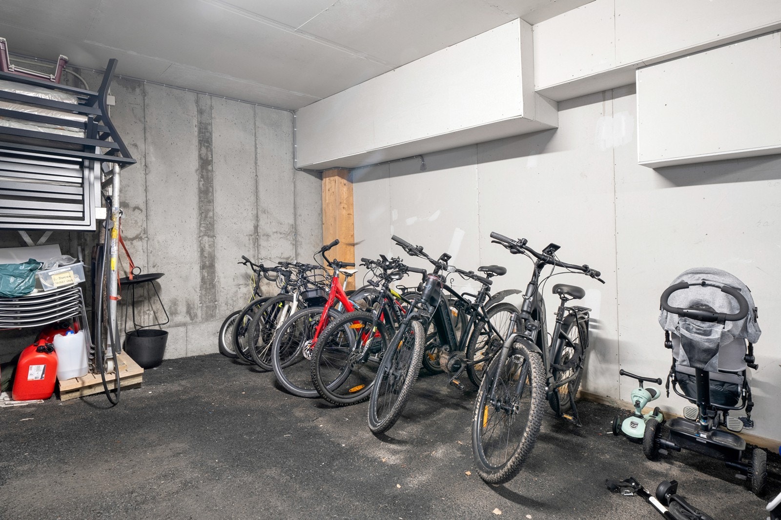 Praktisk sykkelparkering Galleribilde