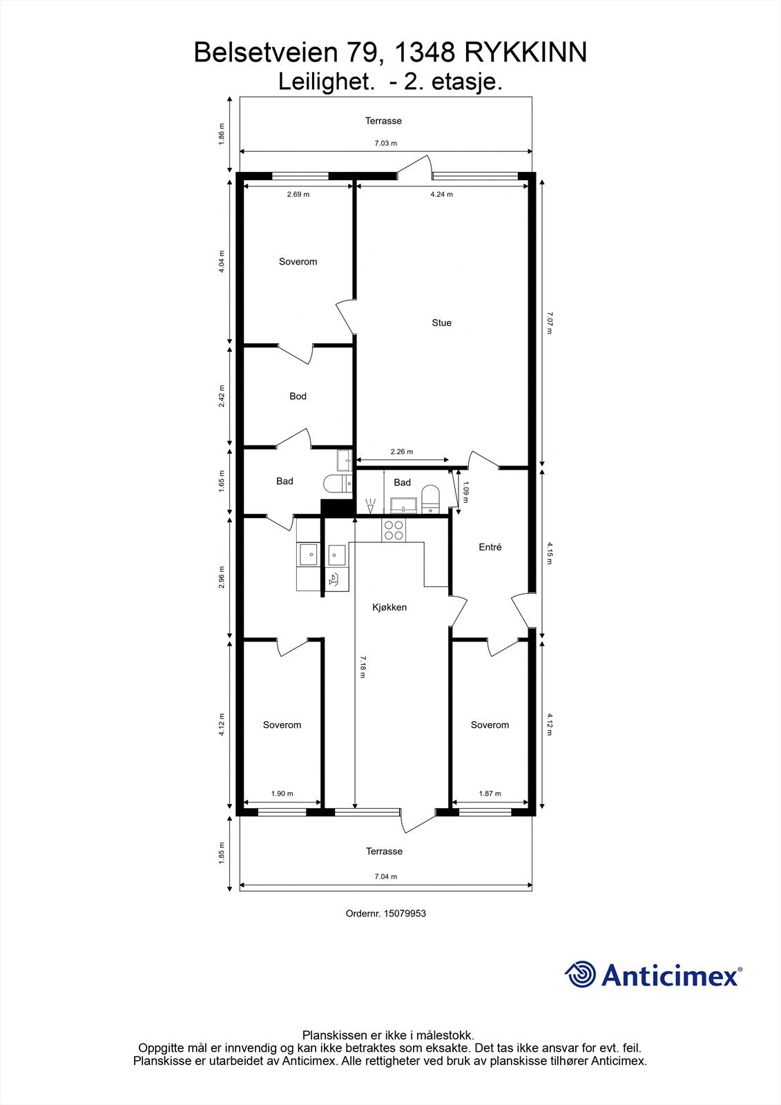 Plantegning Galleribilde