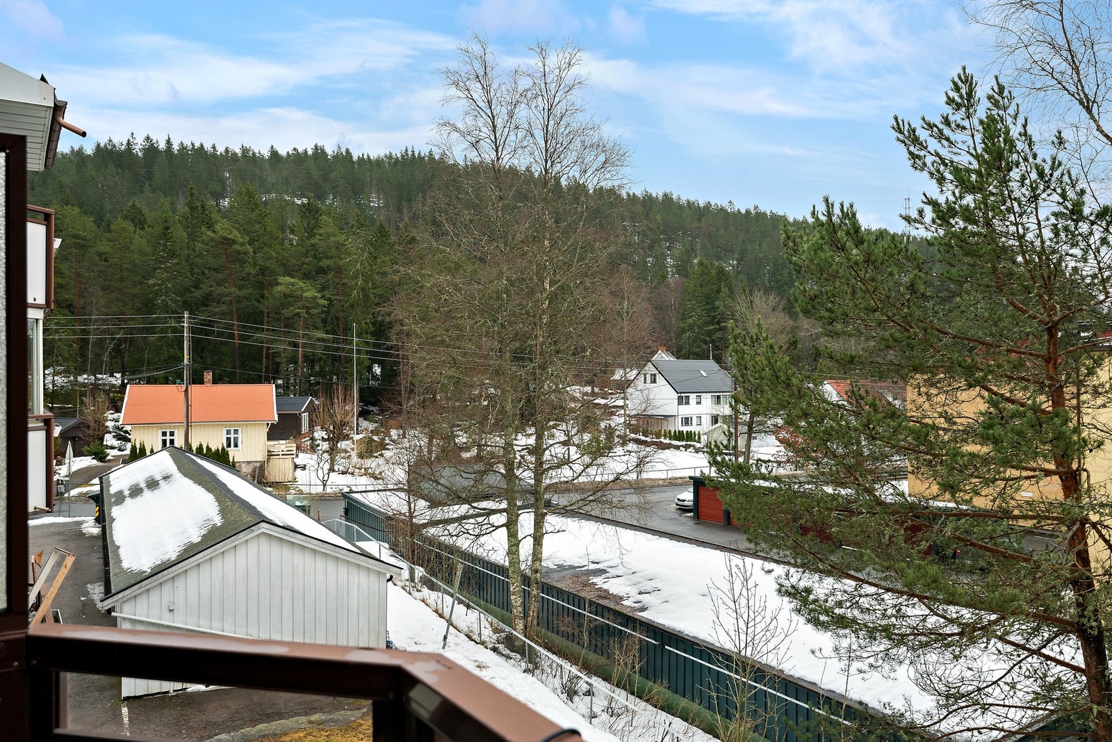 Utsikten fra balkongen. Galleribilde