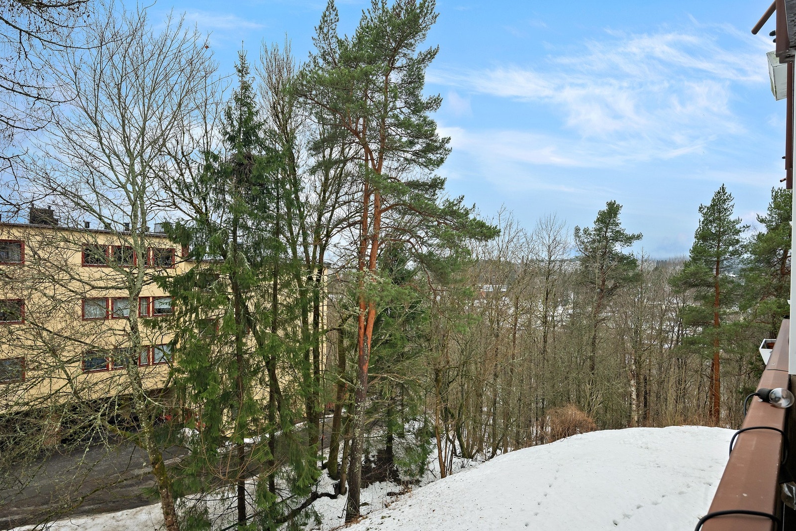 Utsikten fra balkongen. Galleribilde