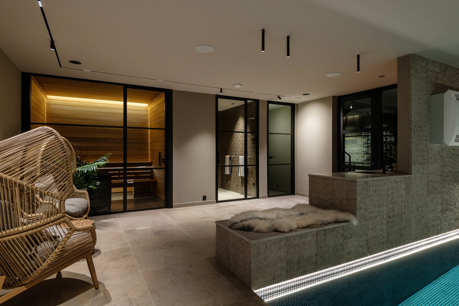 Her kan man nyte timer med både trening og avslapning etter lange dager utendørs. Galleribilde