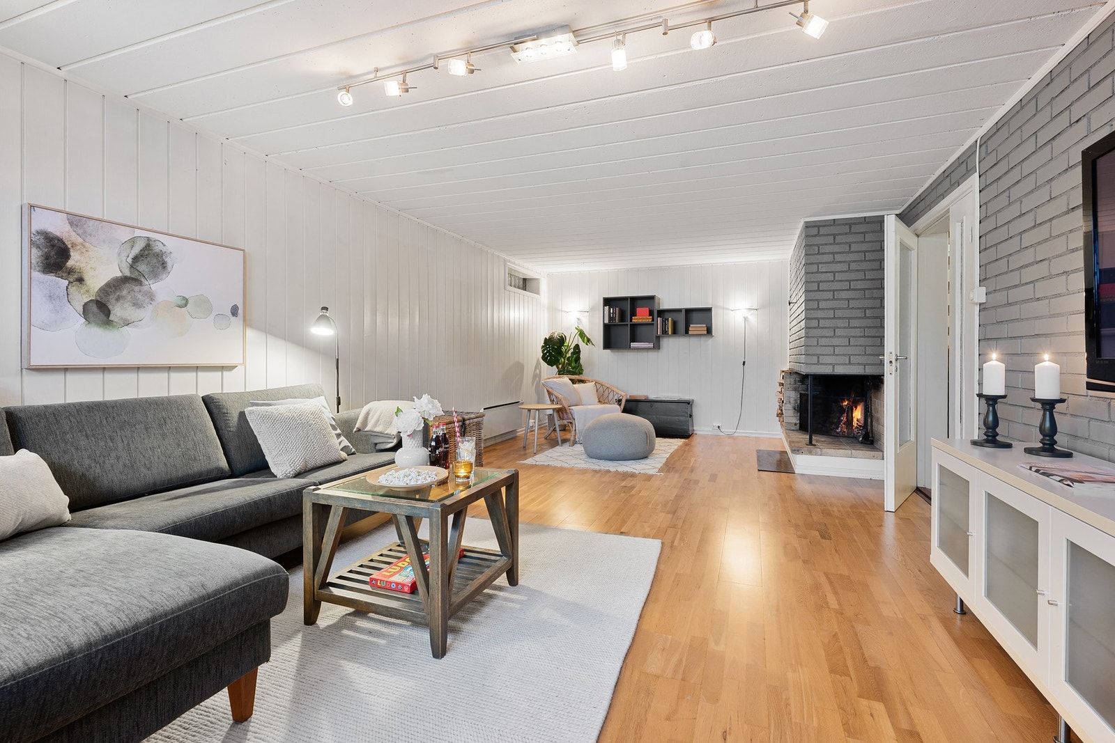 Rommet gir familien mange bruksmuligheter Galleribilde