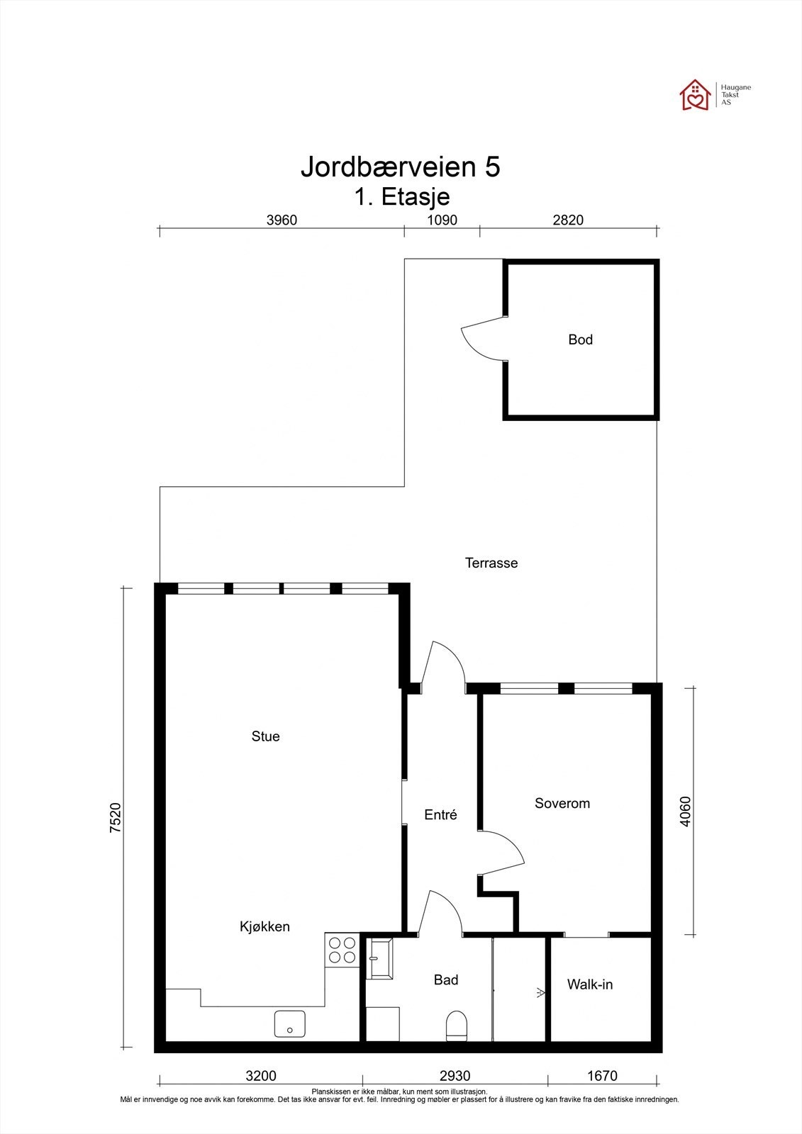 Plantegning Galleribilde