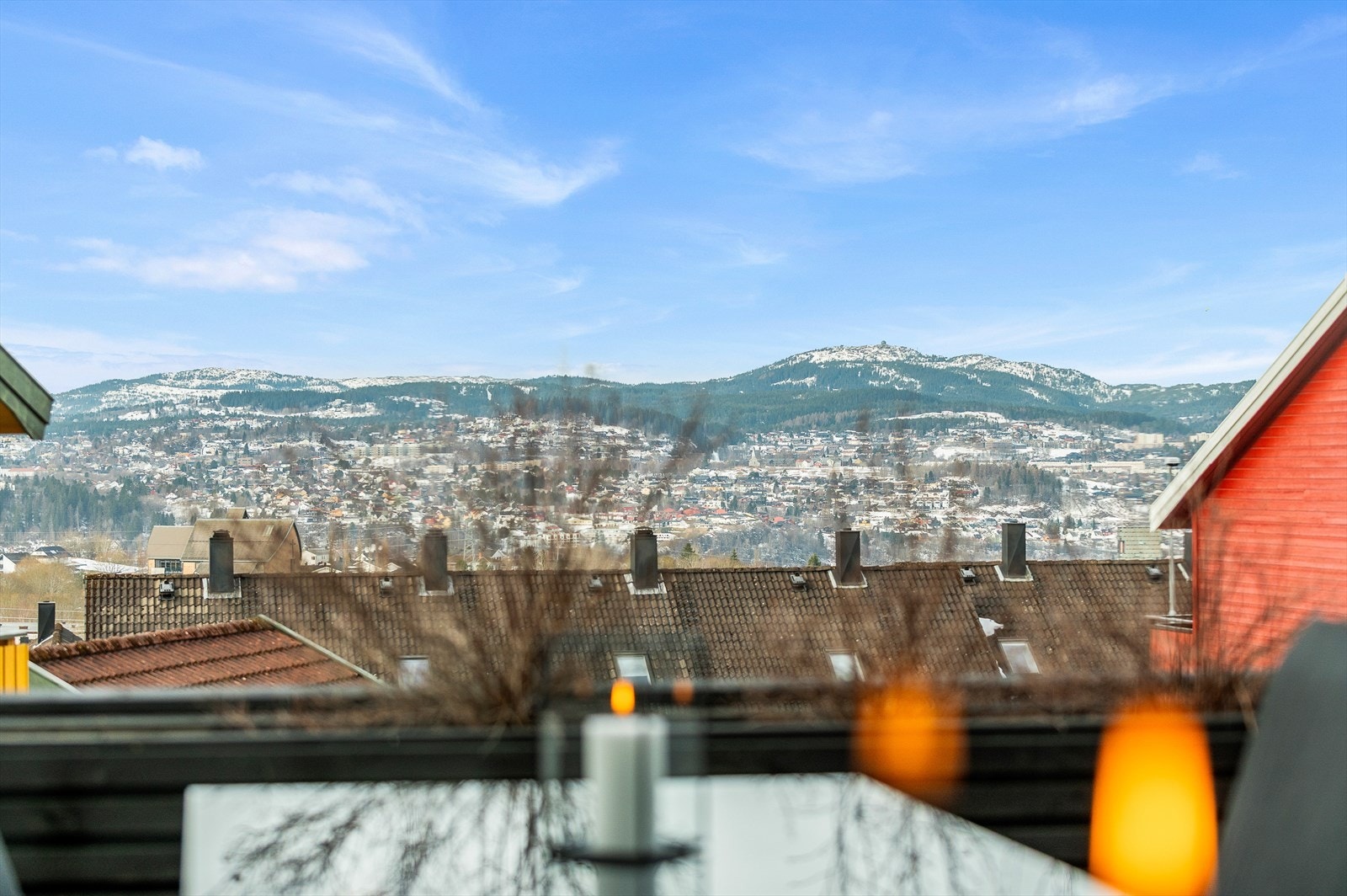 Utsikt fra terrassen. Galleribilde