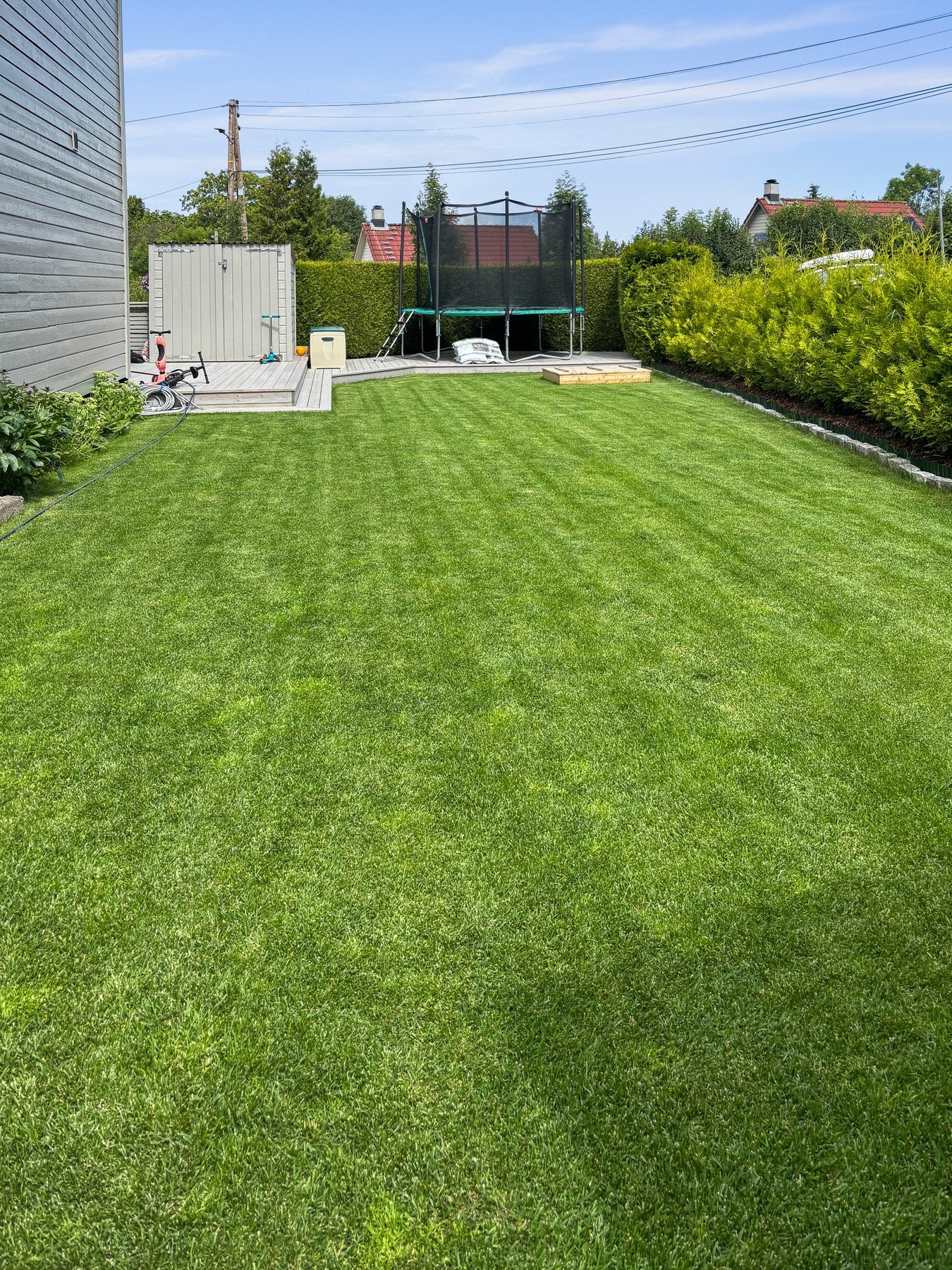 Det er også mulig å søke styret om oppføring av redskapsbod, dukkehus eller drivhus i hagen. Galleribilde