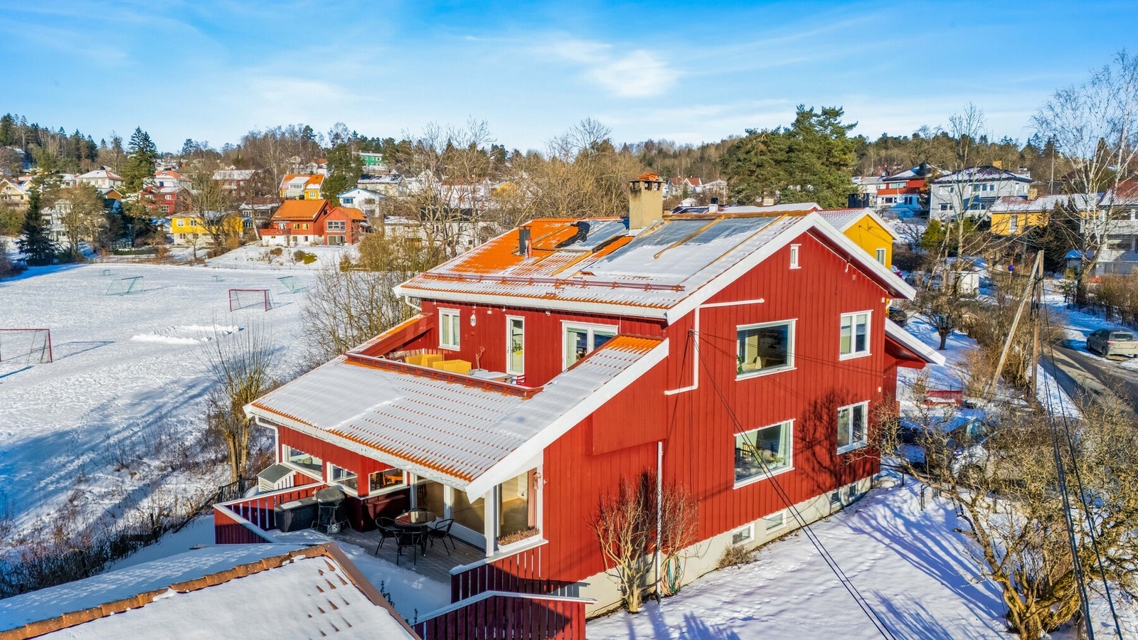 Huset har fått nytt tak i 2025/2026. Galleribilde