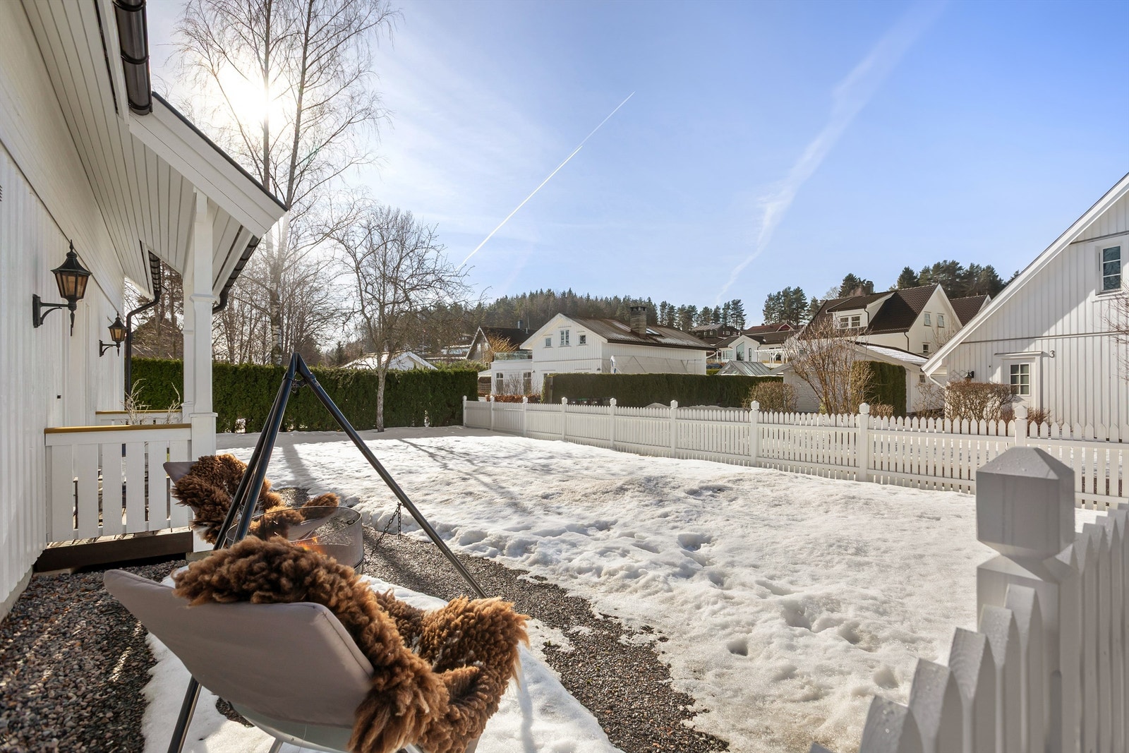 Eiendommen er inngjerdet Galleribilde