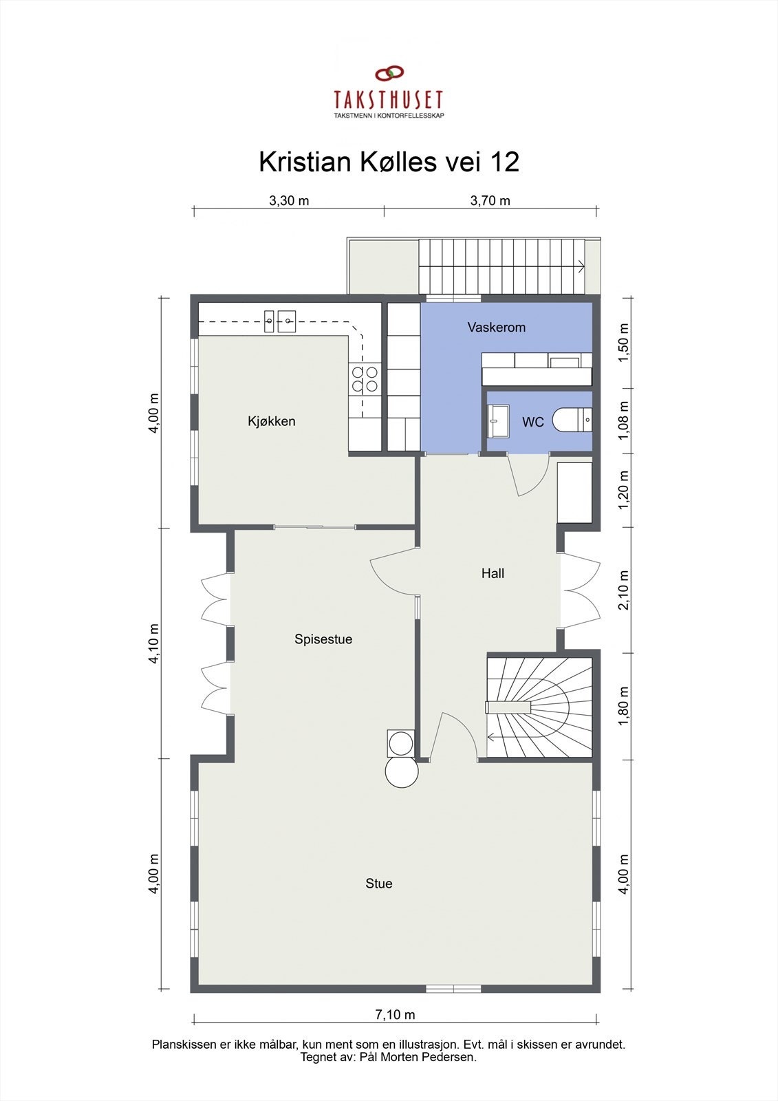 Planløsning hovedetasje Galleribilde