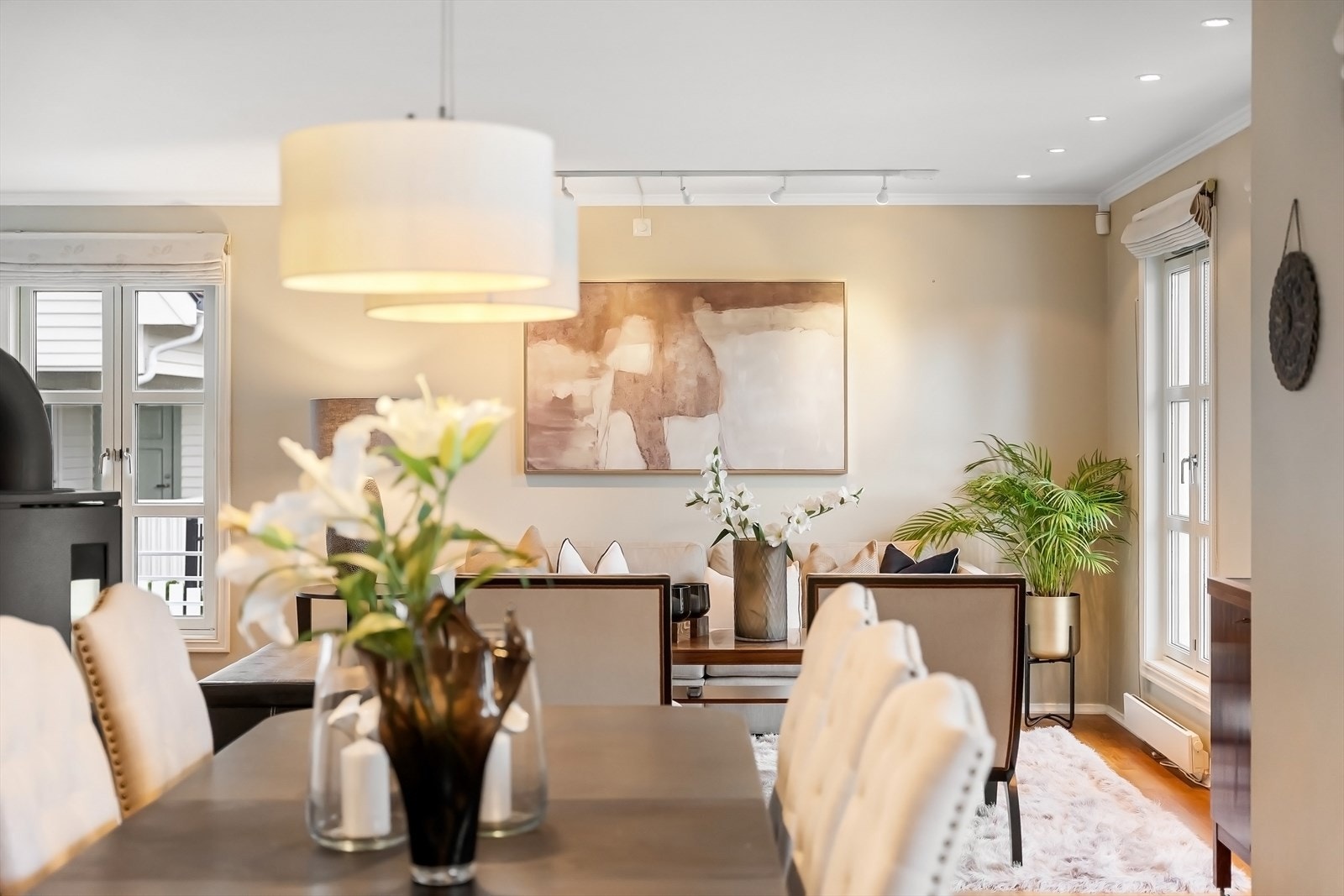 Detalj spisestue/stue Galleribilde