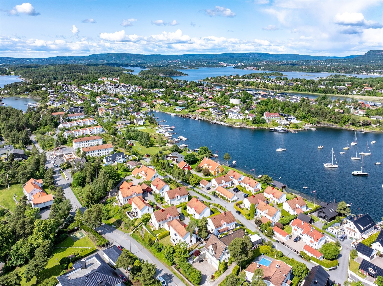 Snarøykilen og hoveddelen av Snarøya Galleribilde