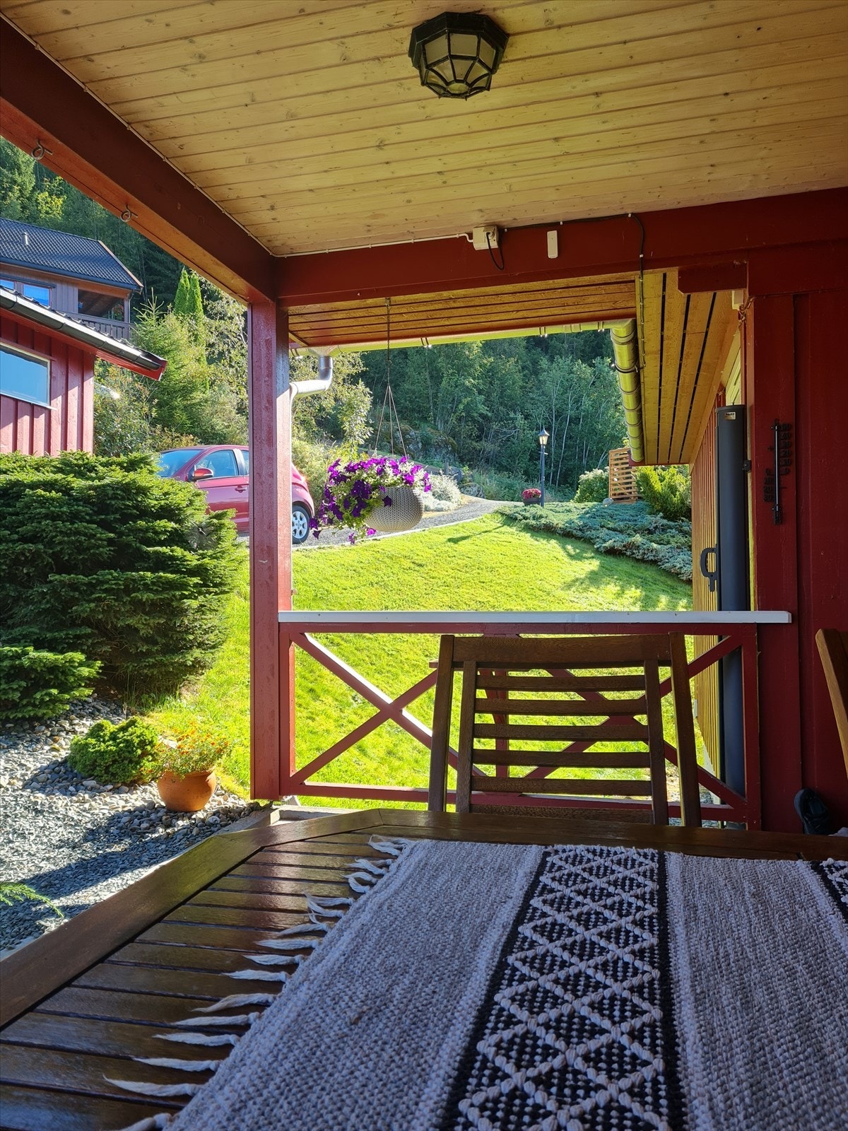 Inngangspartiet ble bygd på i 2003. (Bildet er levert av selger) Galleribilde