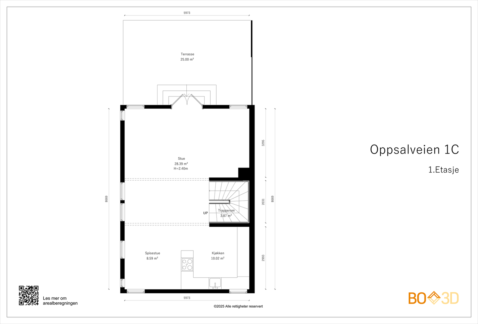 Plantegning første etasje. Galleribilde