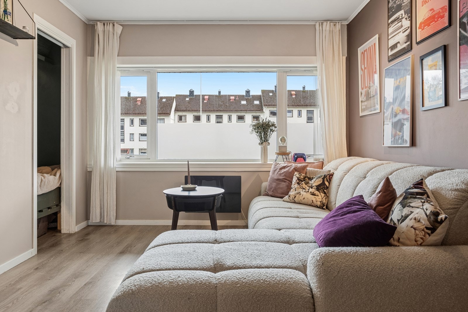 Trivelig leilighet med sovealkove på attraktive Sletten. Galleribilde