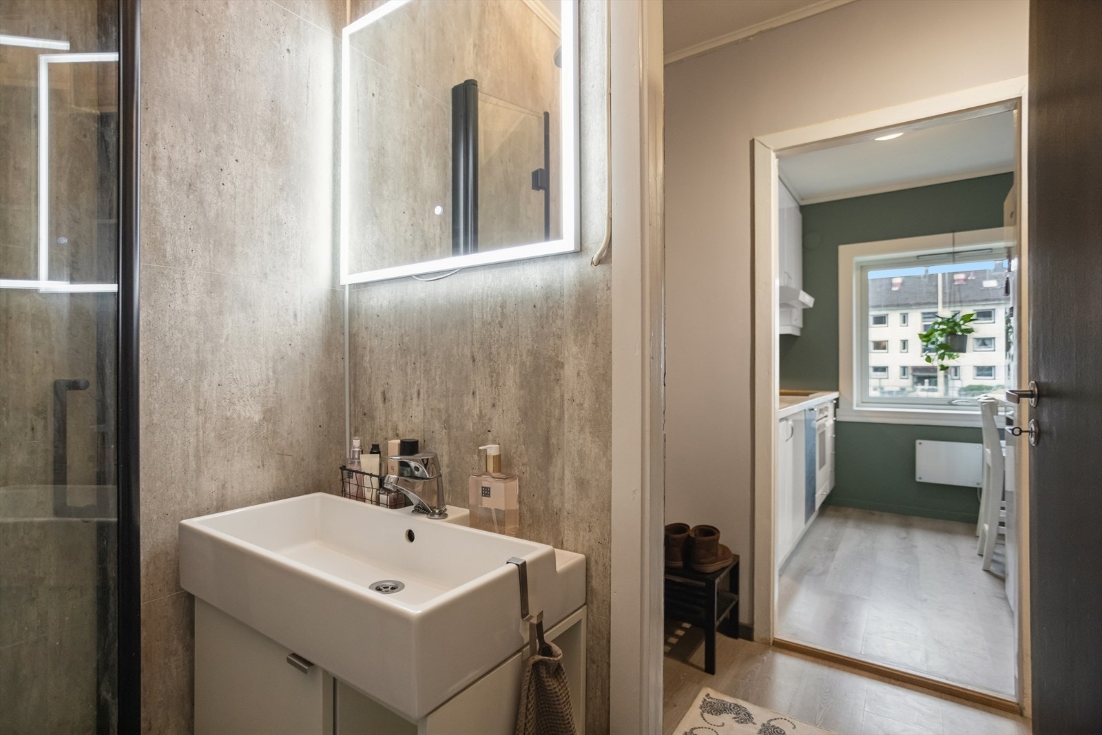 Baderom på 1,6 m2. Galleribilde