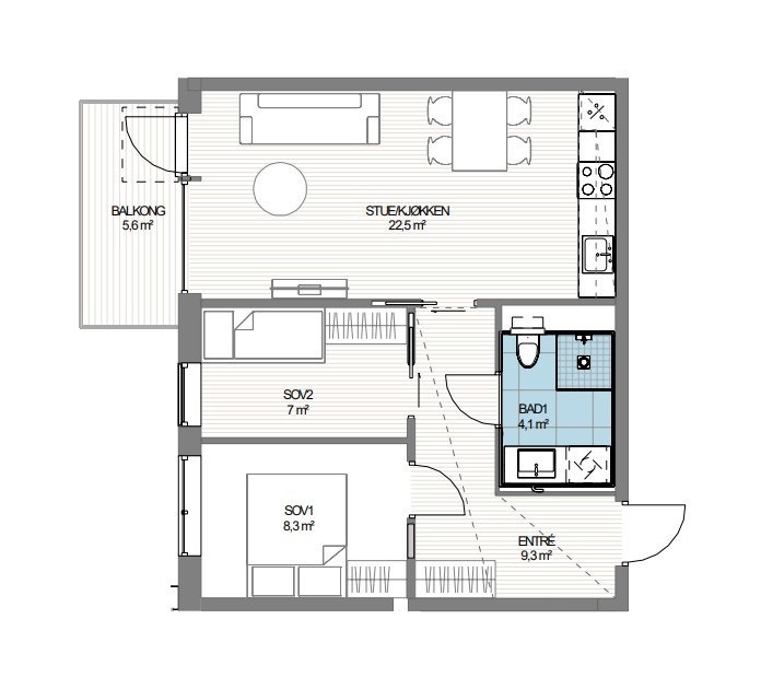 Planløsning SV3-0601 Galleribilde