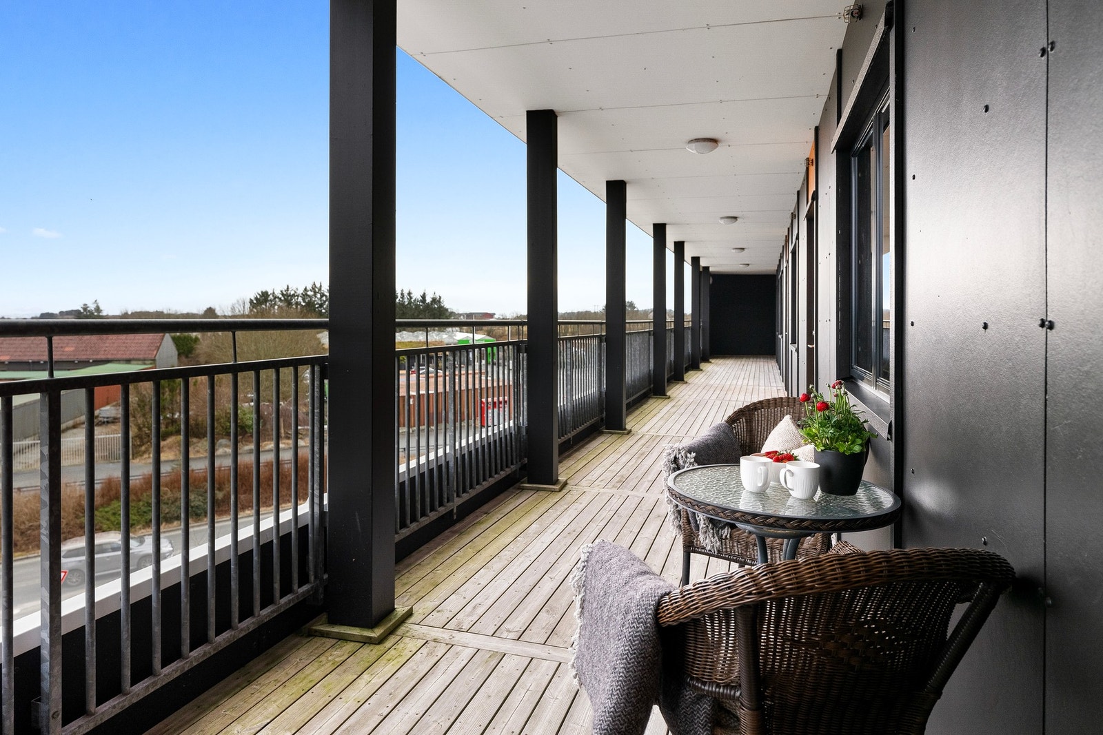 I svalgangen har man morgen- og formiddagssol. Galleribilde