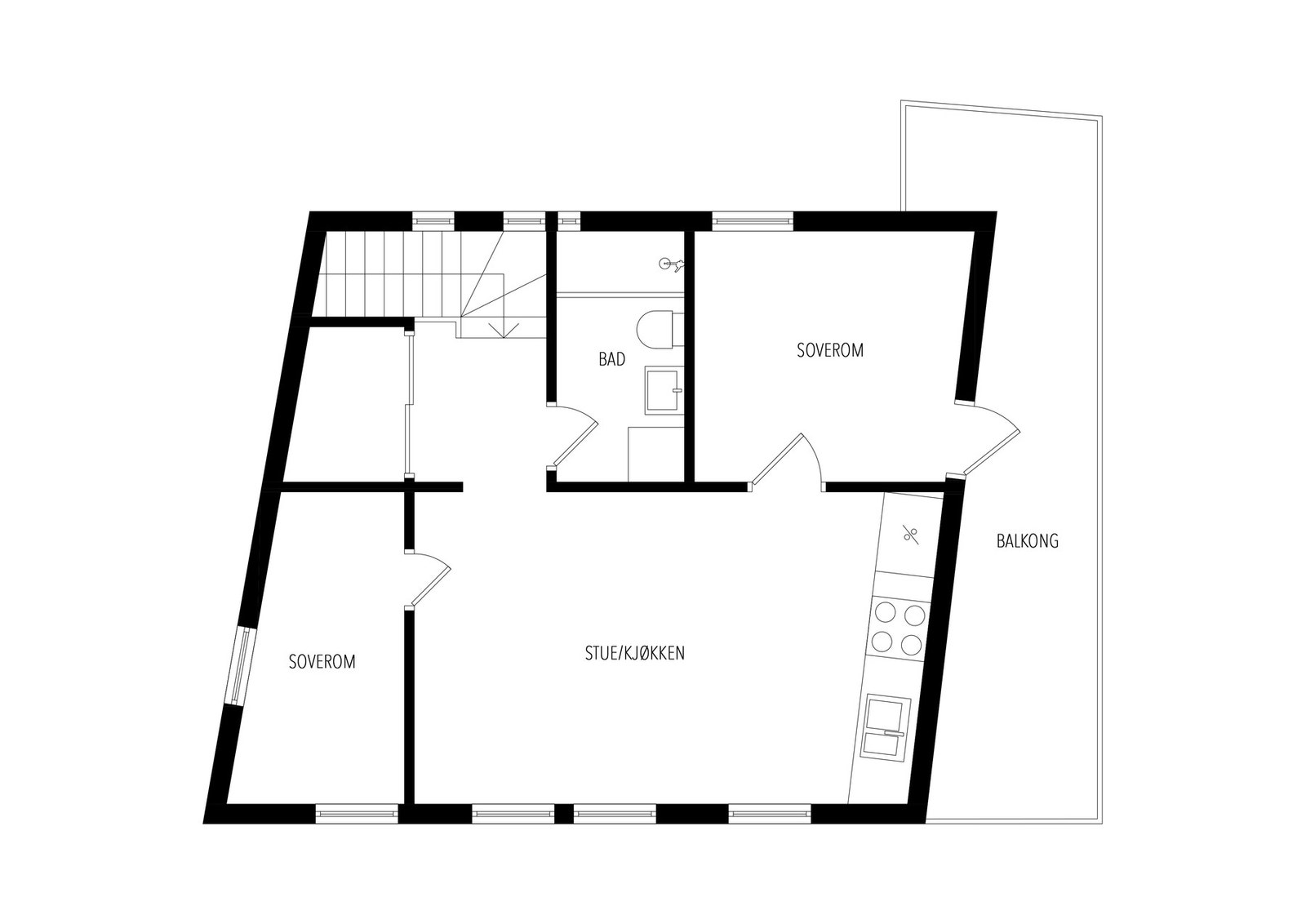 Plantegning. Galleribilde