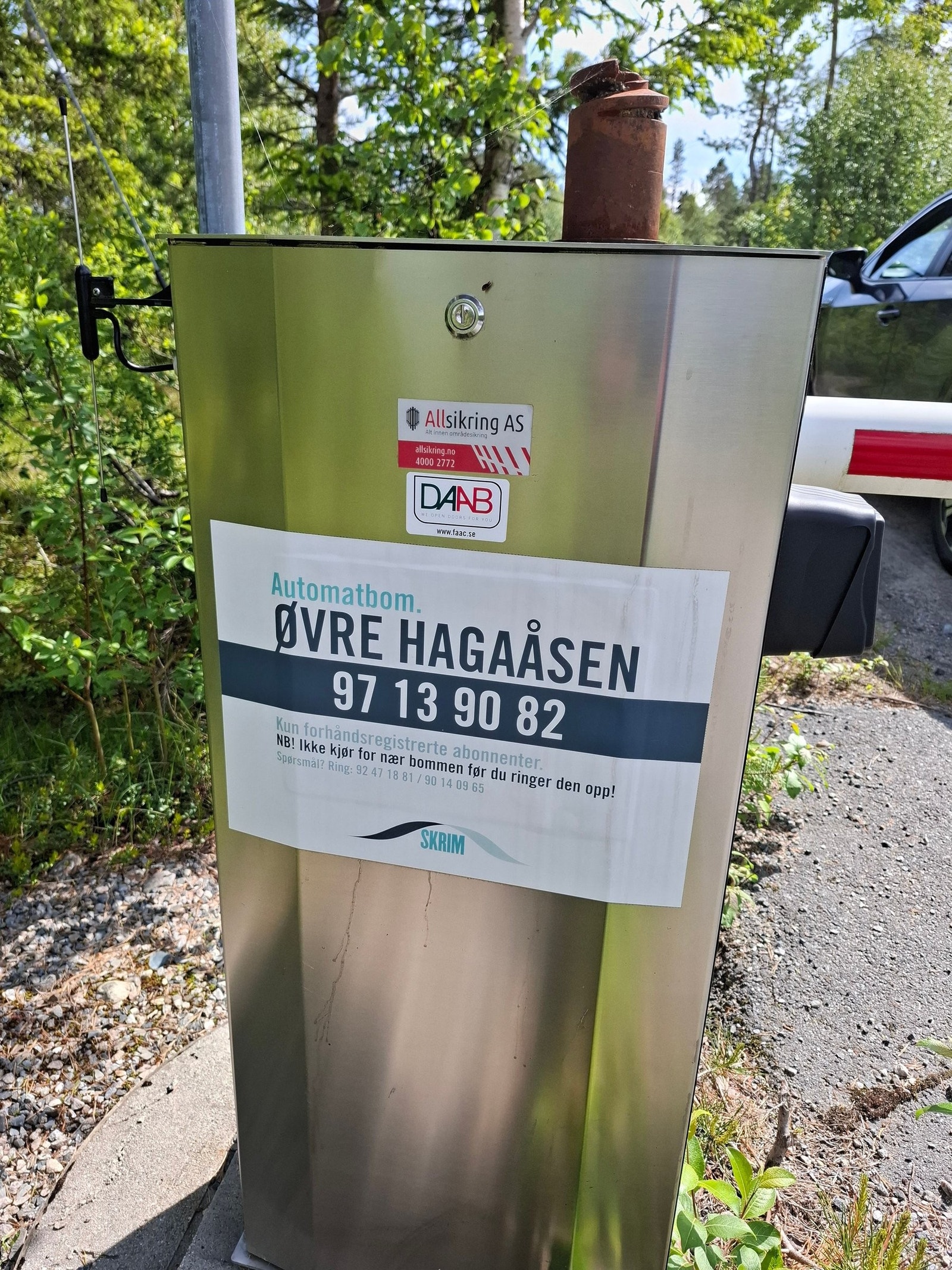 Bom inn til hytten Galleribilde