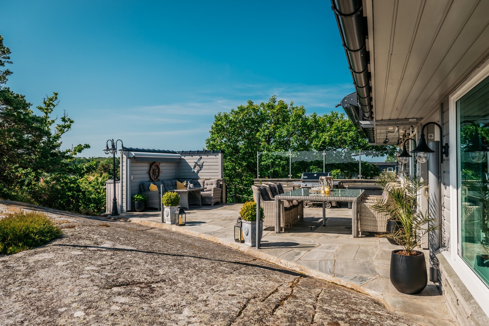 Her kan du invitere til hyggelig selskap med familie og venner. Galleribilde