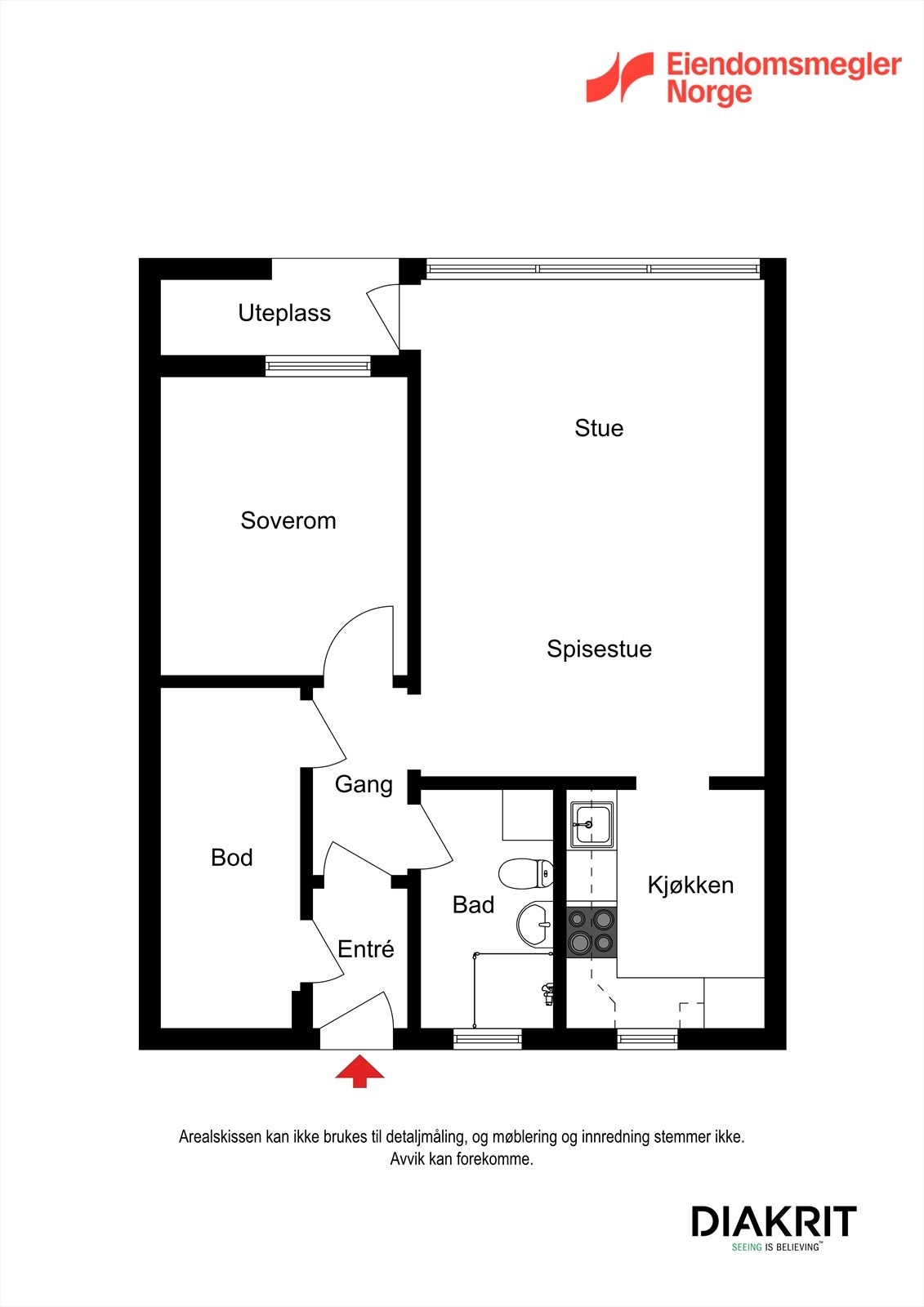 Plantegning 2D Galleribilde