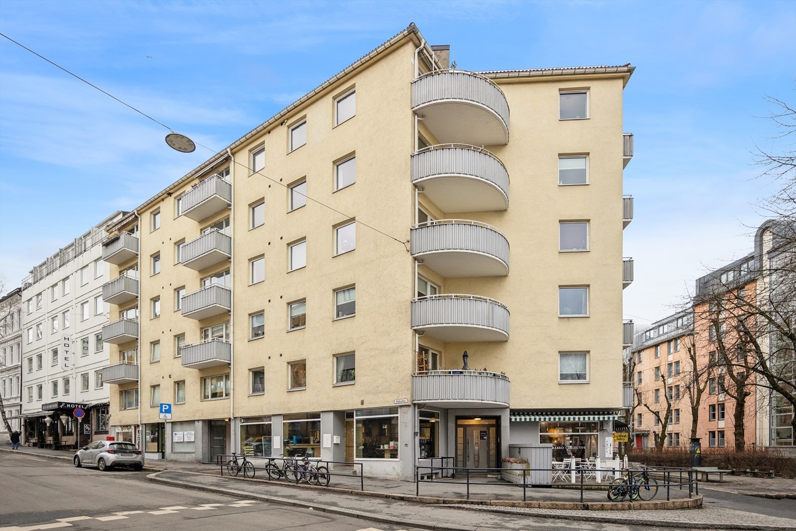 Fasade parkveien 80. Galleribilde