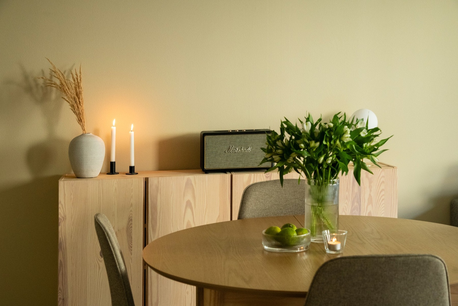 Nydelig farge på veggen. Galleribilde