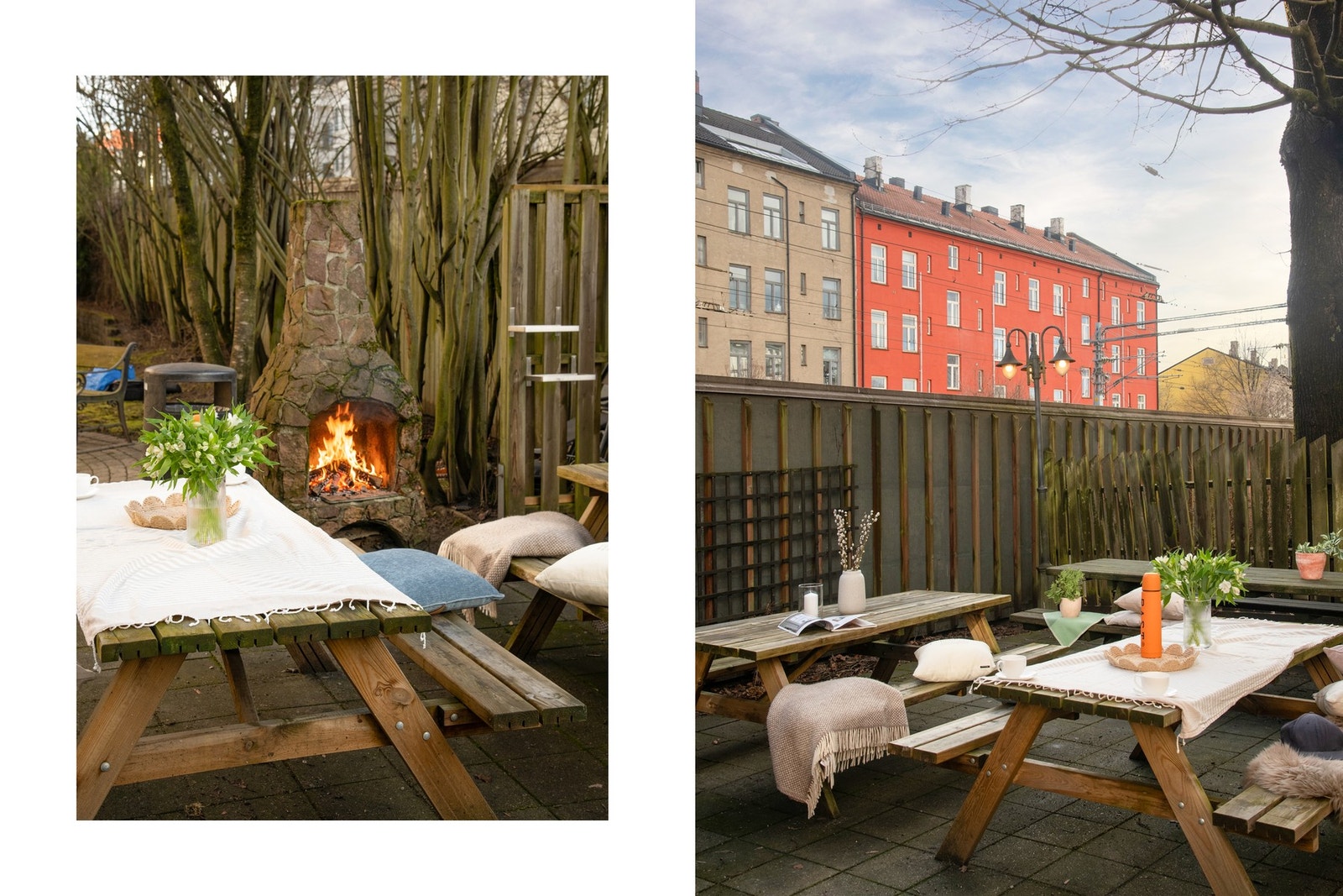 Felleshagen oppleves som et stort pluss for beboerne i borettslaget. Galleribilde