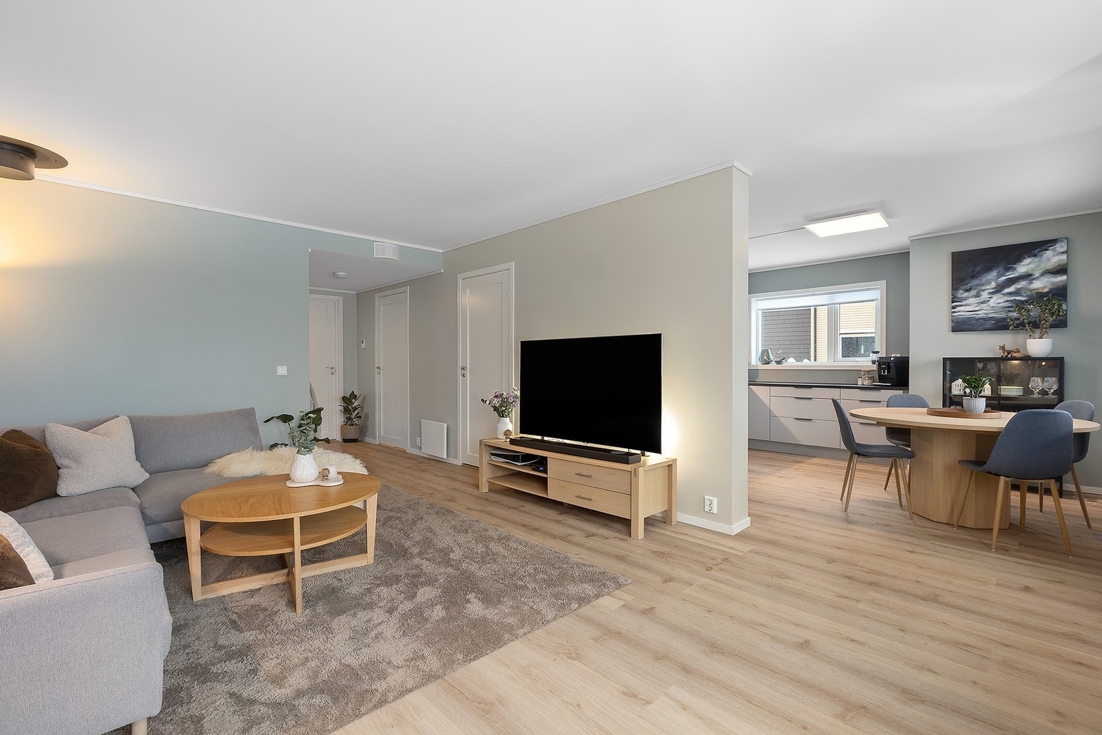 En stilren og tiltalende 3-roms leilighet. Galleribilde