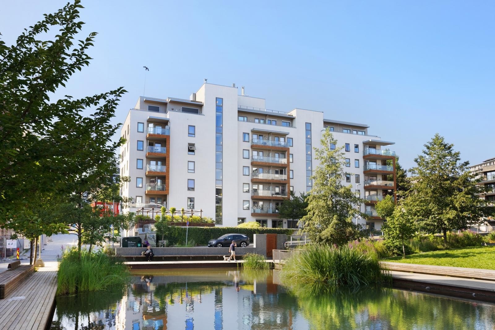 Fasade sommer Galleribilde