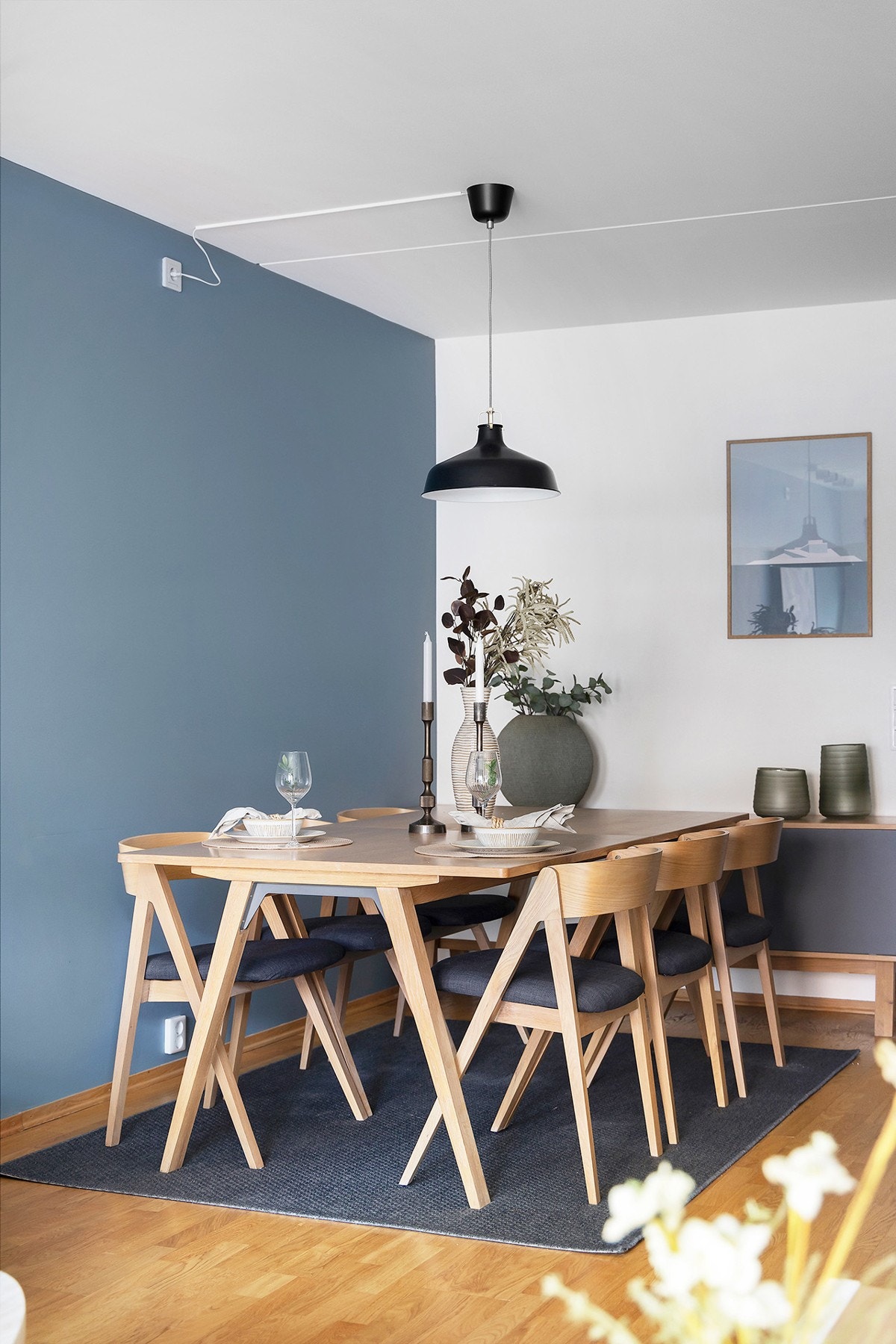 Leiligheten har en praktisk planløsning og er enkel å møblere Galleribilde